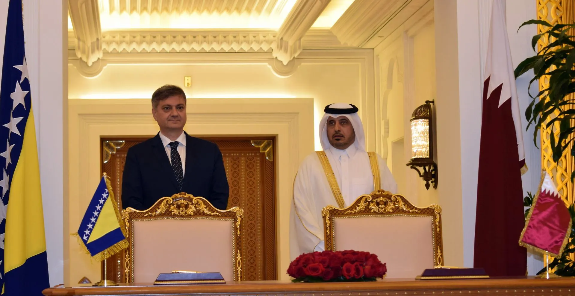 Chairman Zvizdić Talks with Qatari Prime Minister in Doha