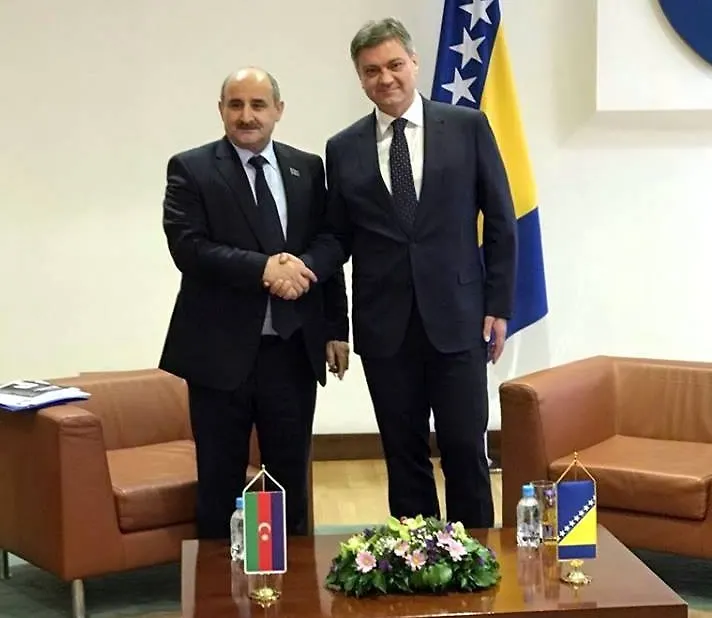 Chairman Zvizdić with Parliamentarian Delegation of Azerbaijan