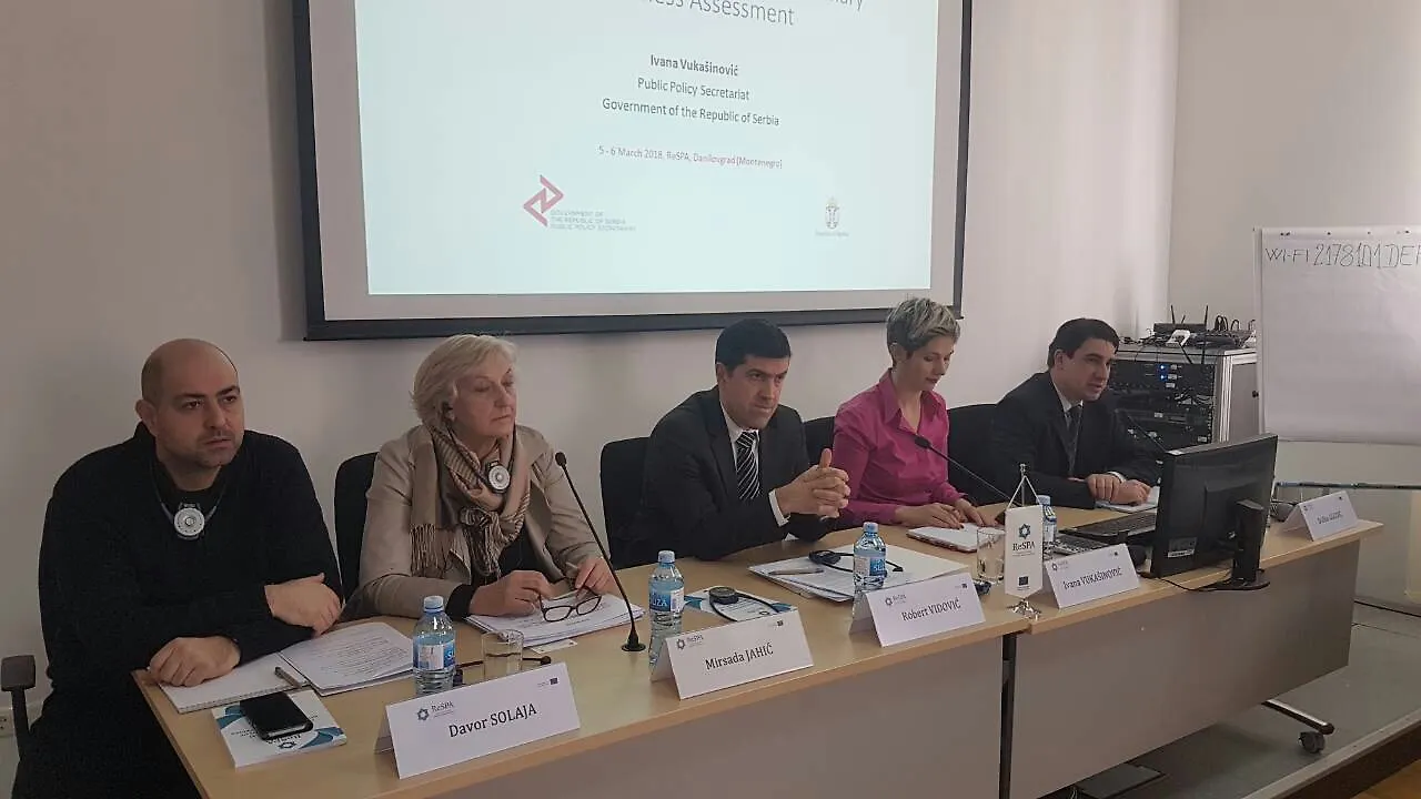 Vidović na sastanku ReSPA-e o strateškom planiranju rada vlada 