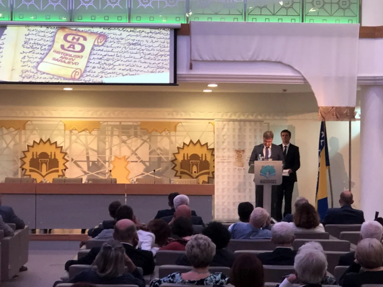 Obraćanje predsjedavajućeg Zvizdića na svečanoj akademiji povodom 70 godina Historijskog arhiva Sarajevo