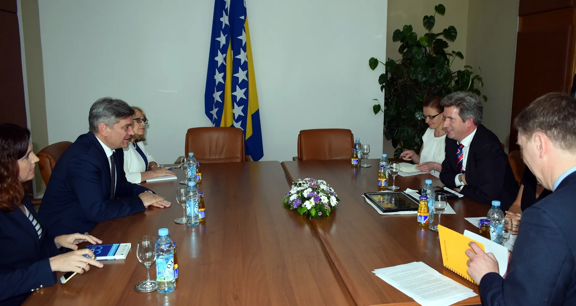 Predsjedatelj Zvizdić s veleposlanikom Fergusonom