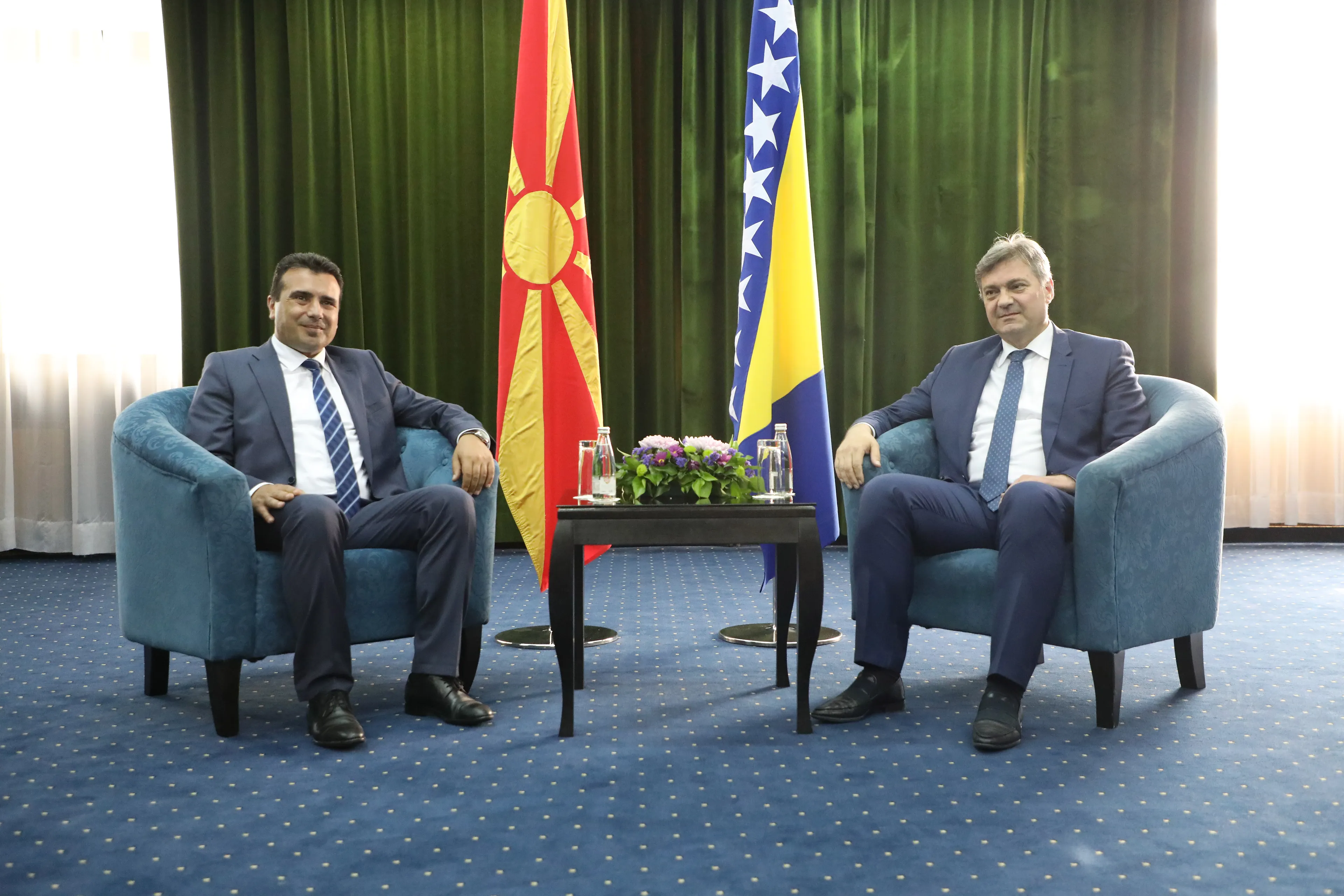 Chairman Zvizdić and Prime Minister Zaev in Sarajevo