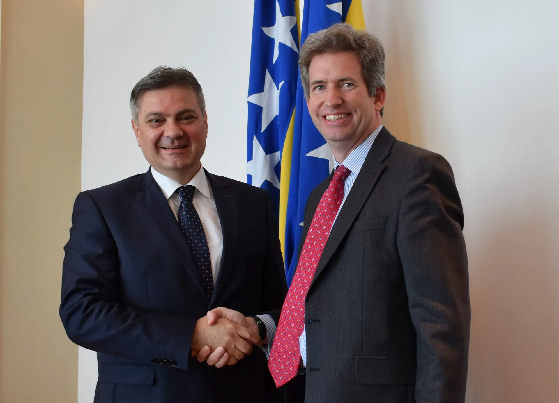 Predsjedavajući Zvizdić primio u oprоštajnu posjetu ambasadora Fergusona

