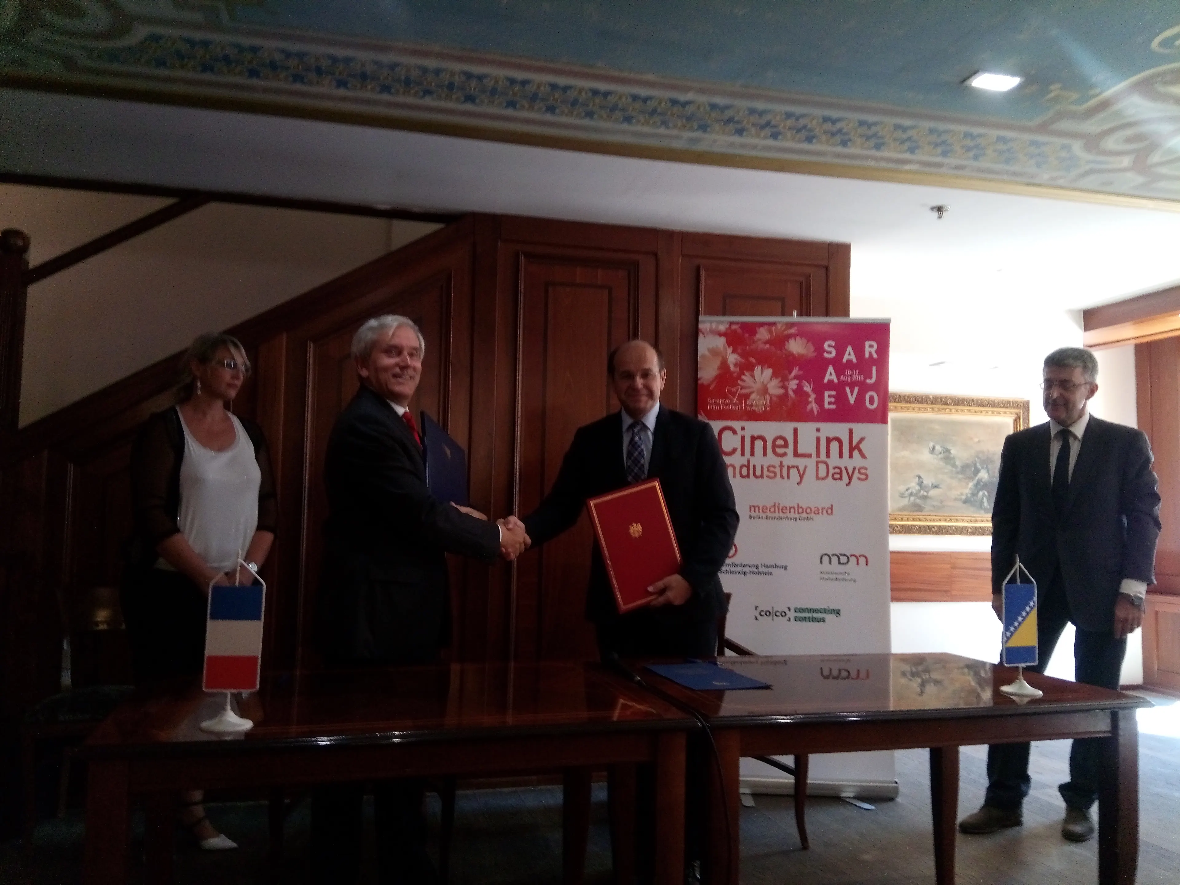 Potpisan  Sporazum o saradnji u oblasti kinematografske koprodukcije između Bosne i Hercegovine i  Republike Francuske 
