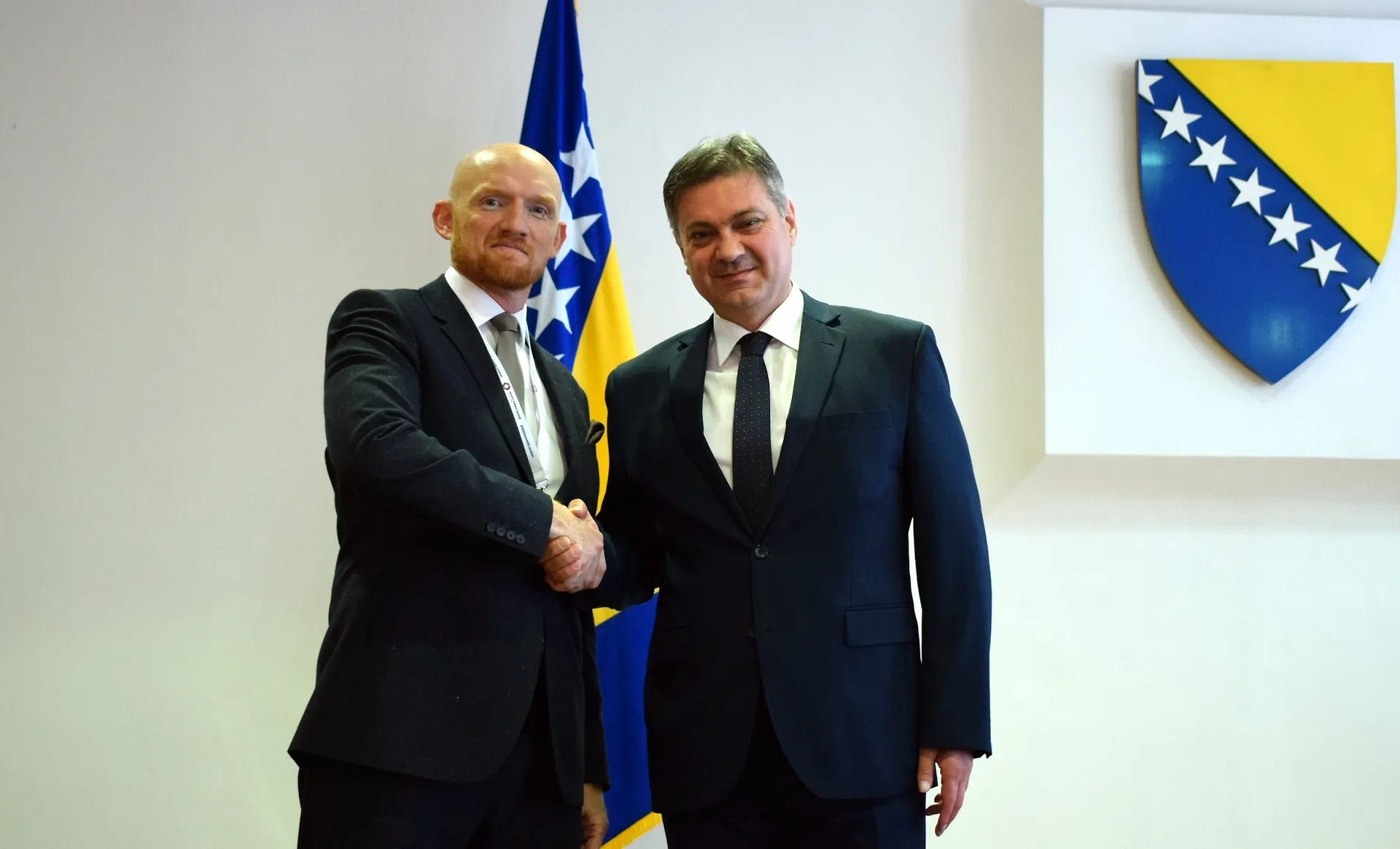 Predsjedatelj Zvizdić s veleposlanikom Fieldom