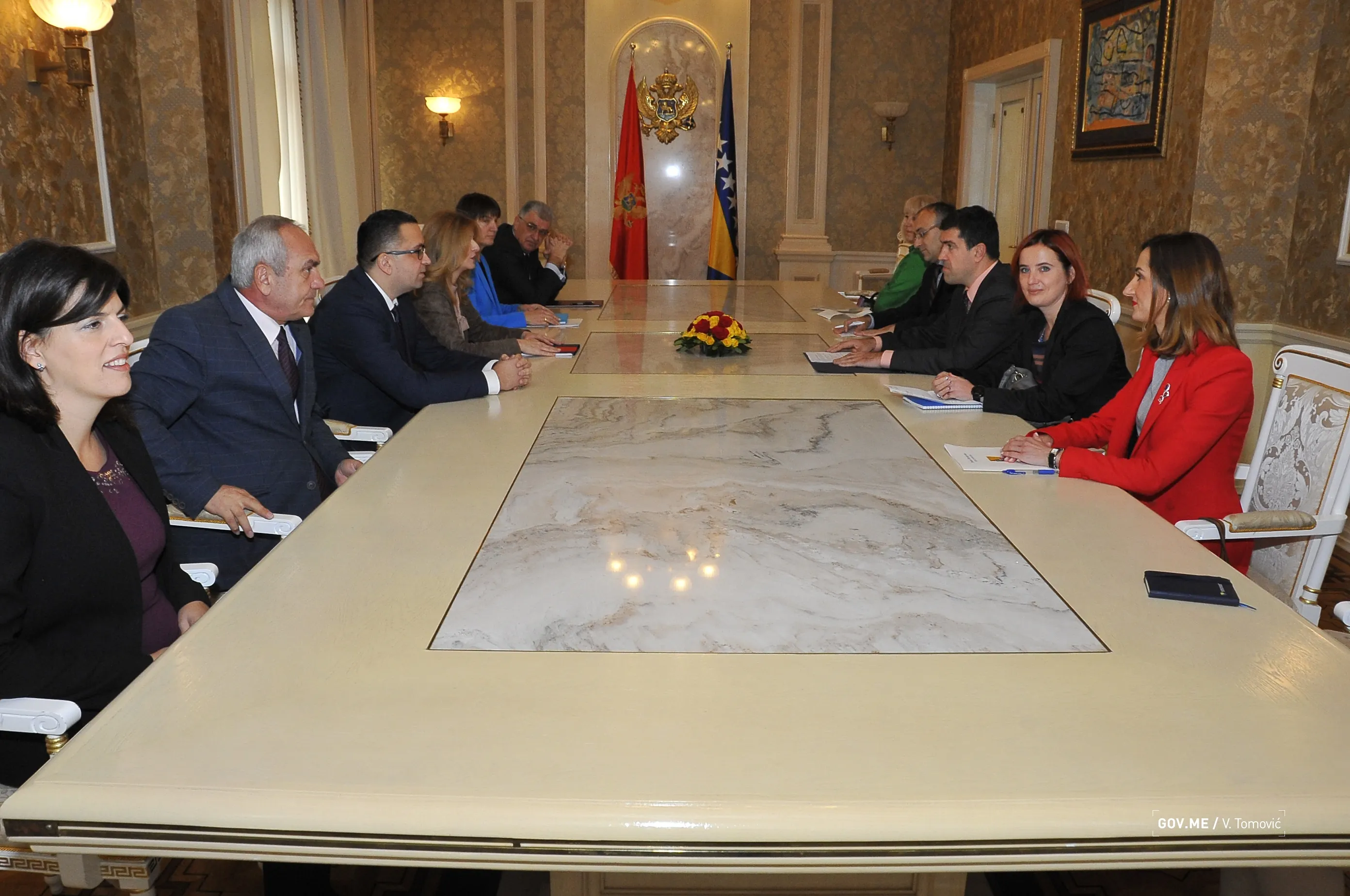 Generalni tajnik Vijeća ministara BiH Robert Vidović u Podgorici 

