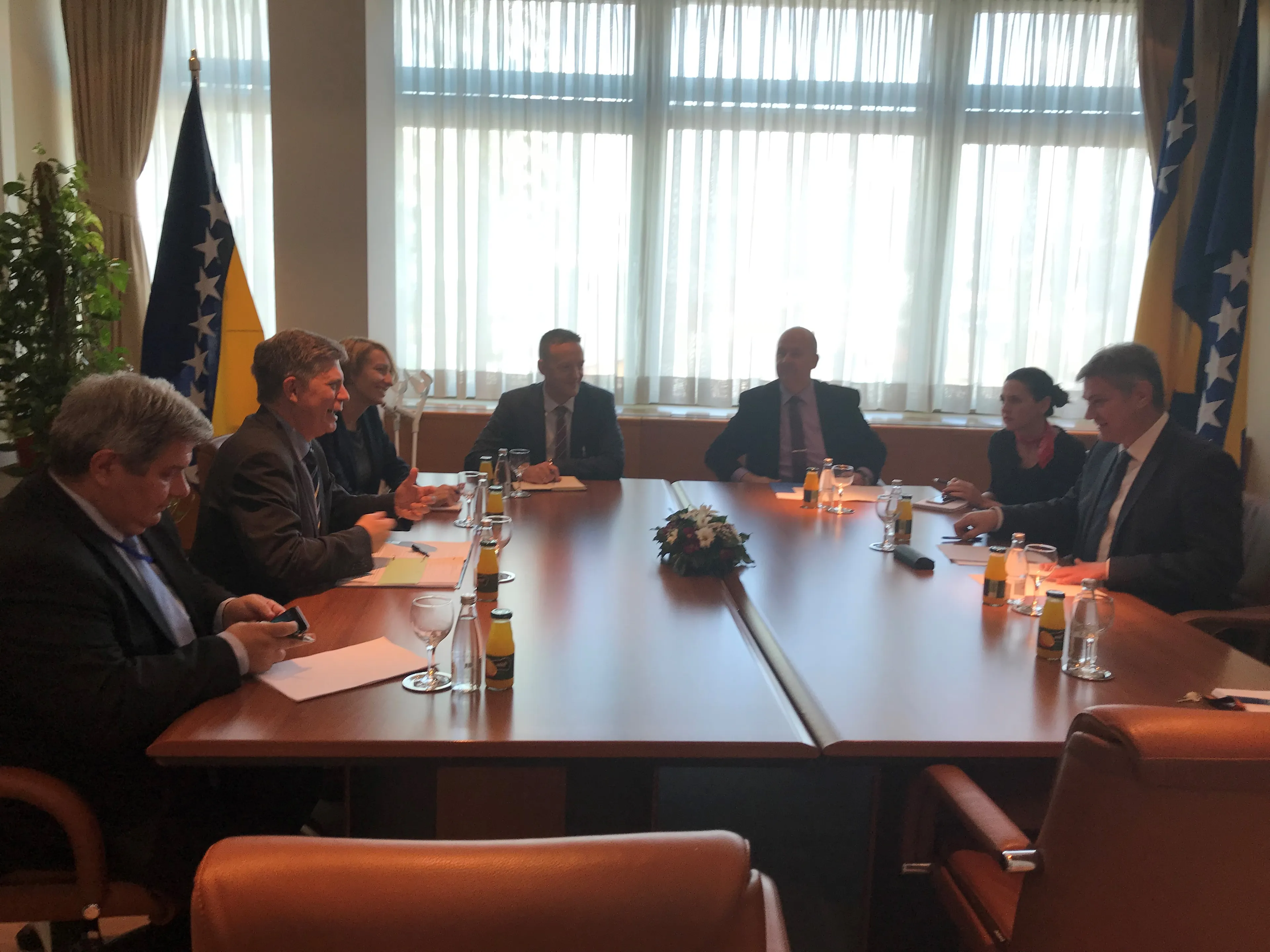 Predsjedatelj Zvizdić s veleposlanikom Wigemarkom