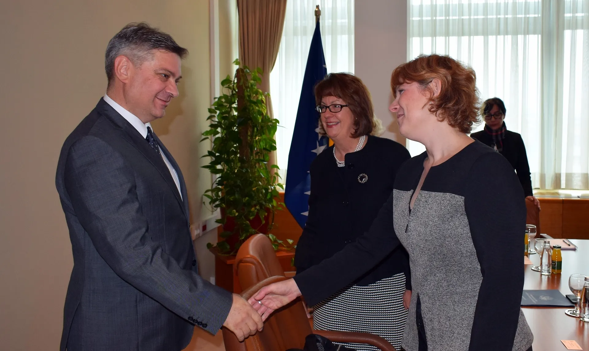 Predsjedatelj Zvizdić s direktoricom Falatko