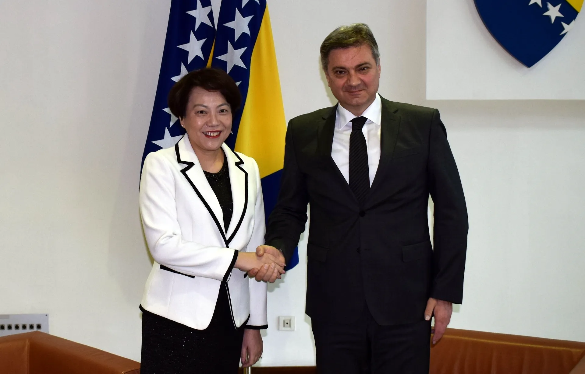 Chairman Zvizdić Receives Ambassador of People’s Republic of China in Farewell Visit