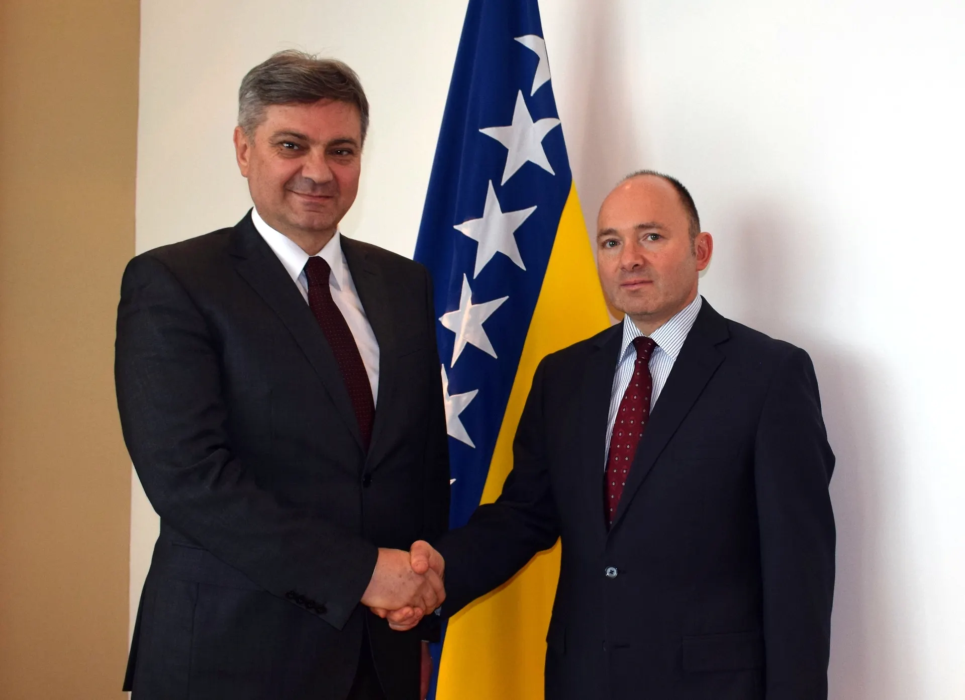 Chairman Zvizdić with Ambassador Pammer