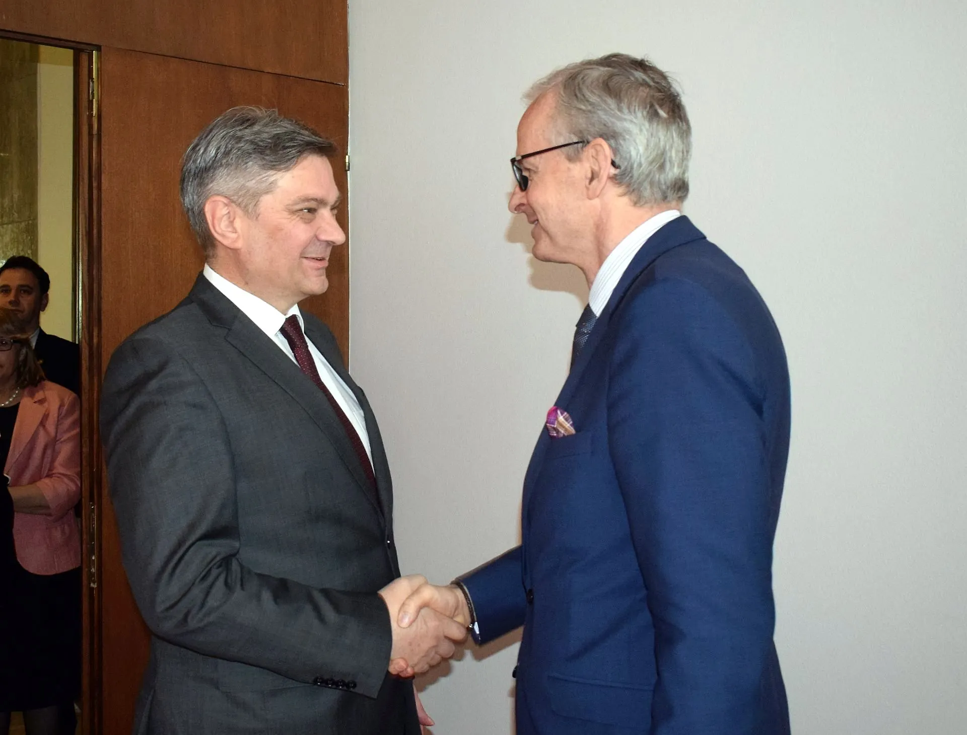 Chairman Zvizdić with Danielsson and Mayr Harting