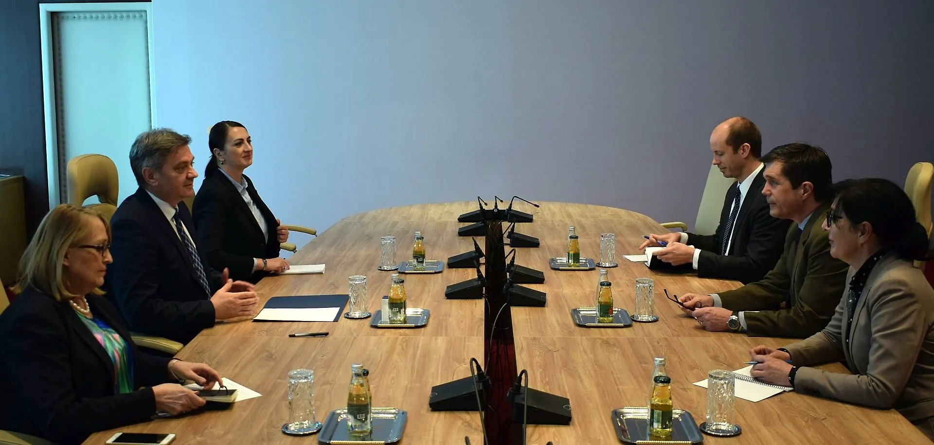 Chairman Zvizdić with Ambassador Nelson