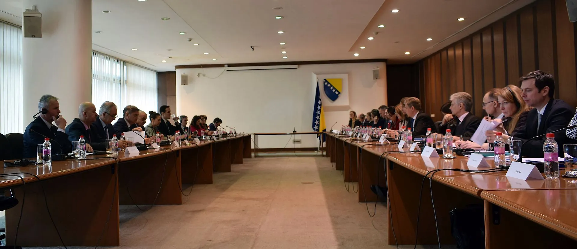 Zvizdić, Bevanda i Šarović s Radnom skupinom EU-a za područje Zapadnog Balkana