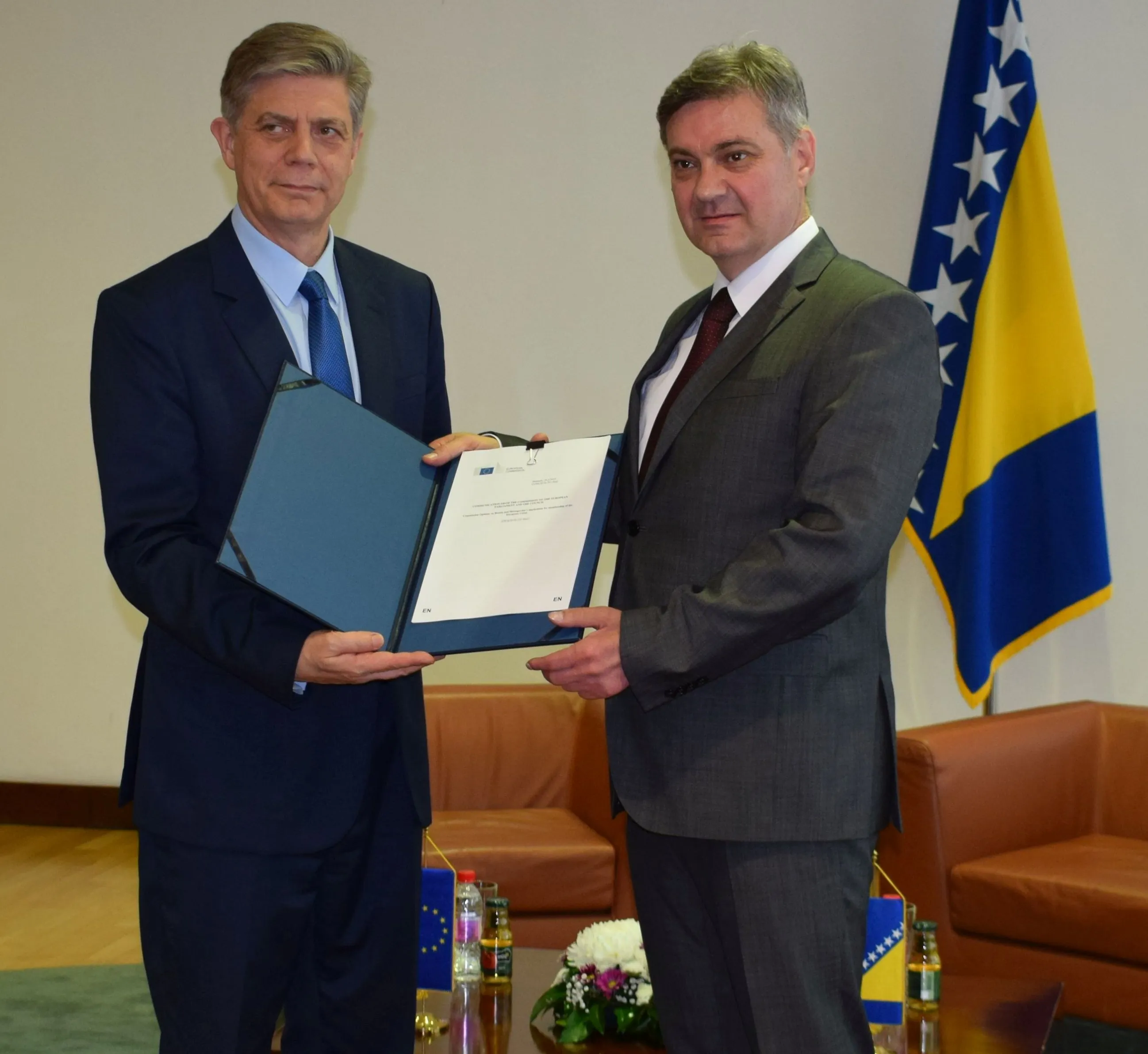 Konferencija za medije predsjedavajućeg Zvizdića nakon uručenja Mišljenja o zahtjevu BiH za članstvo u EU (AUDIO)

