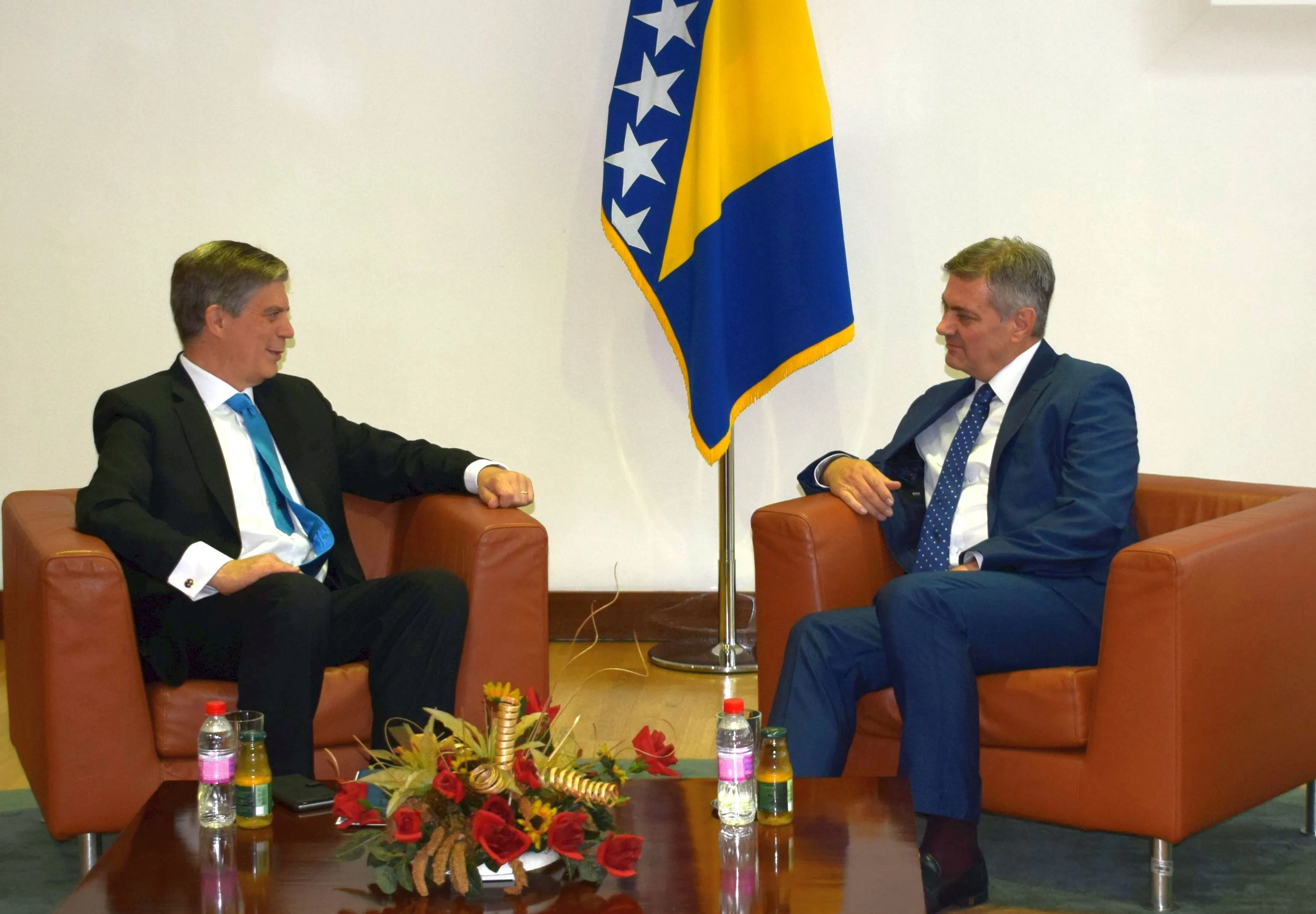 Oproštajni susret predsjedatelja Zvizdića s veleposlanikom Wigemarkom