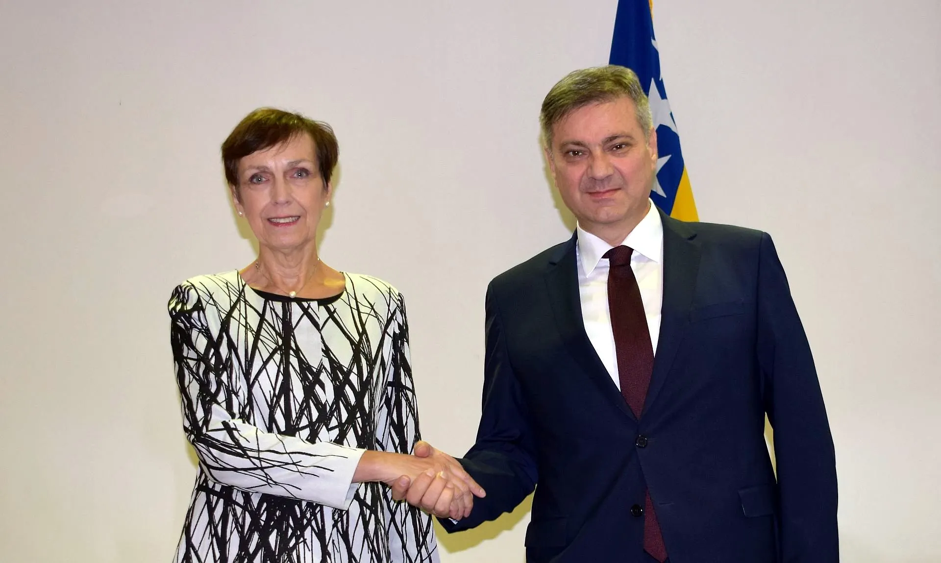 Chairman Zvizdić with Ambassador of FR Germany