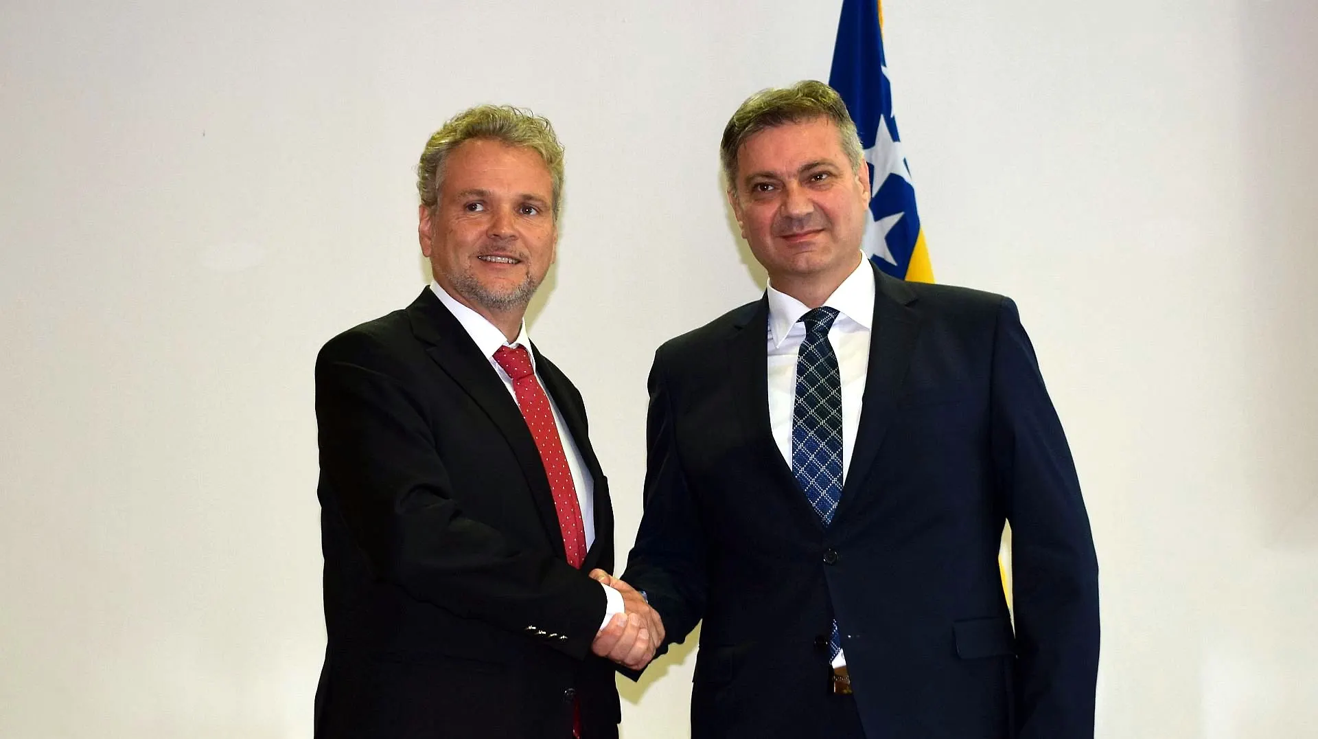 Chairman Zvizdić with Ambassador Sattler