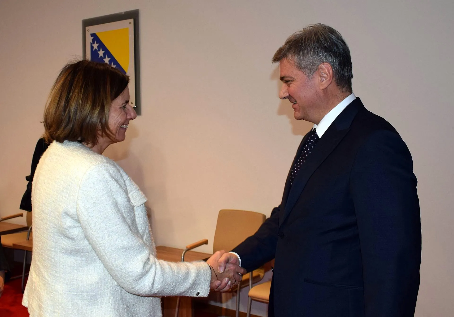 Predsjedatelj Zvizdić s ministricom Lövin