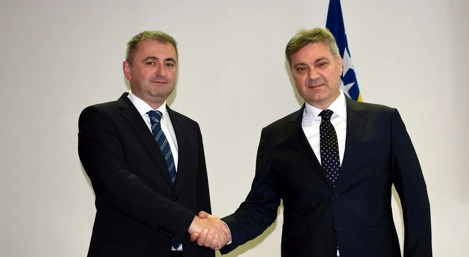 Chairman Zvizdić with Ambassadors of Croatia and Montenegro