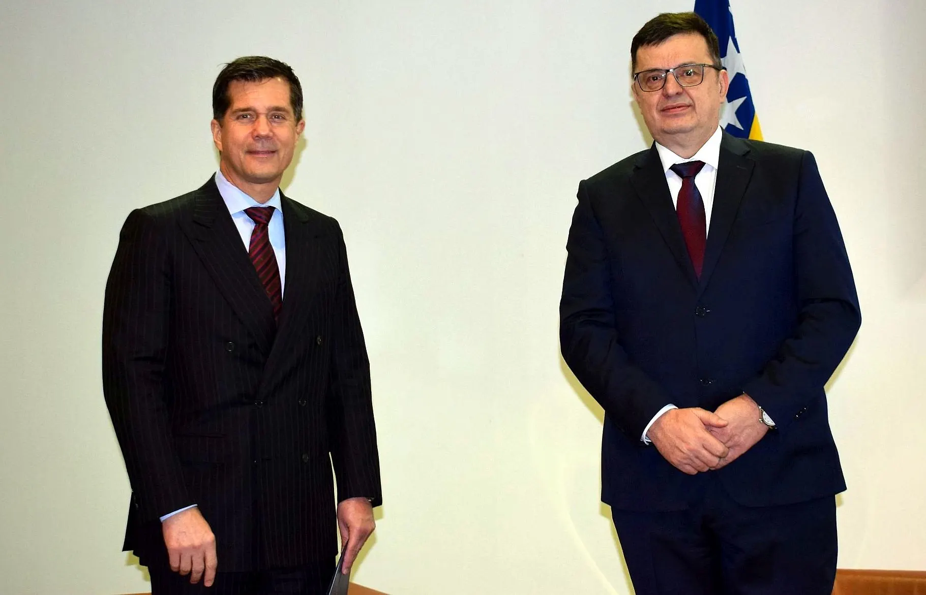 Chairman Tegeltija Talks with US Ambassador Nelson