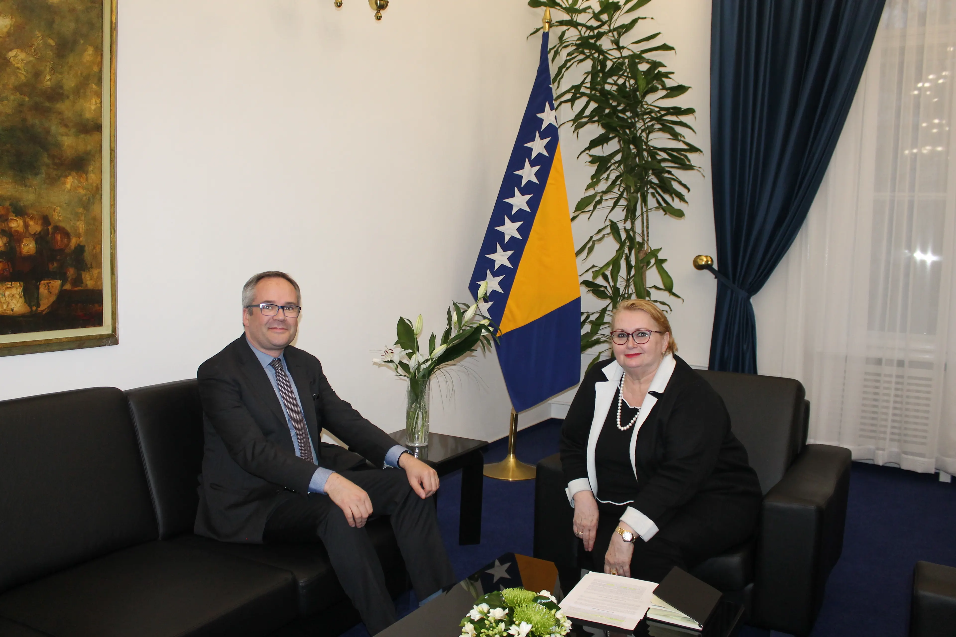 Министарка Турковић са делегацијом Свјетске банке 
 
