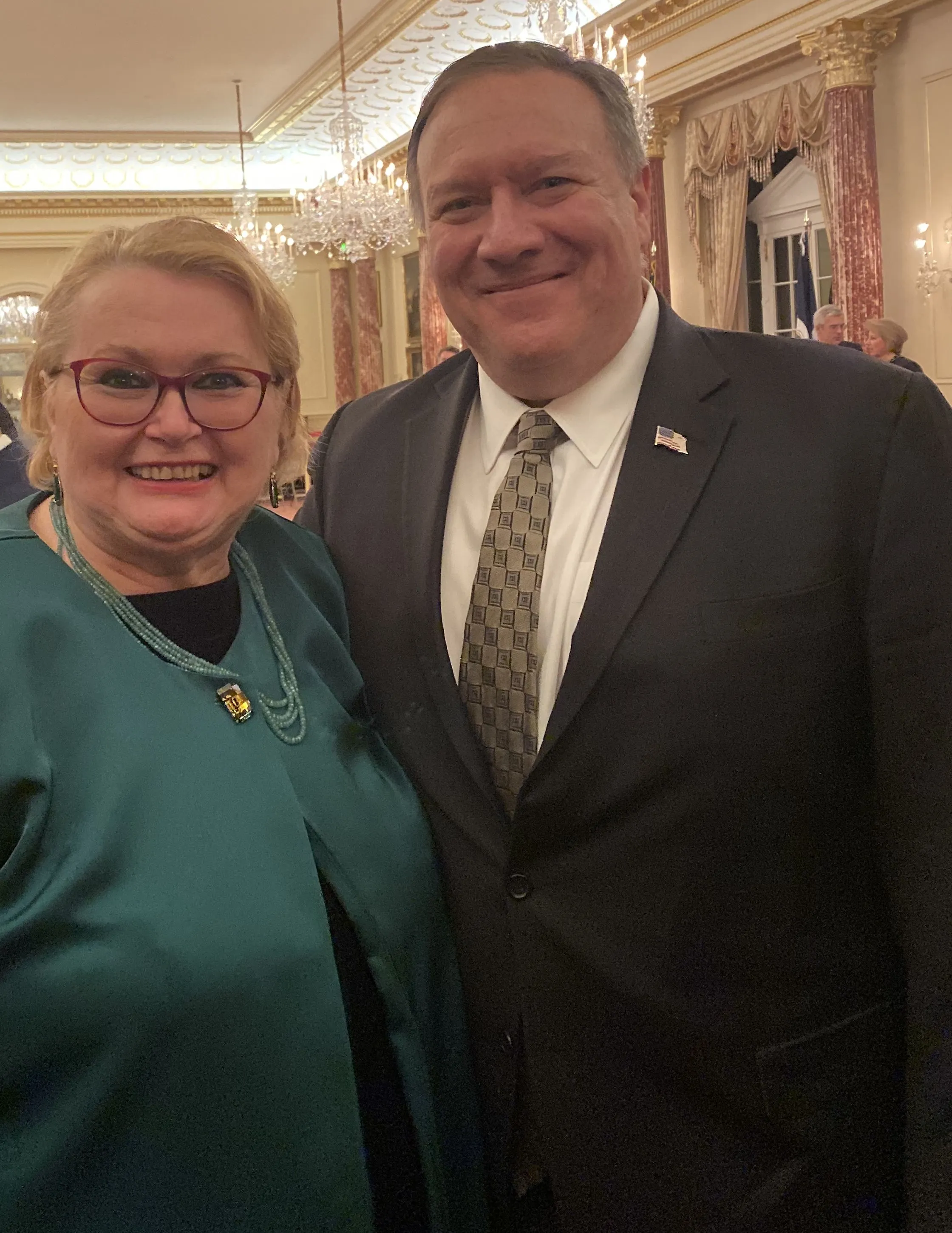 Ministrica vanjskih poslova Turković na radnoj večeri koju je organizirao državni sekretar SAD-a Pompeo

