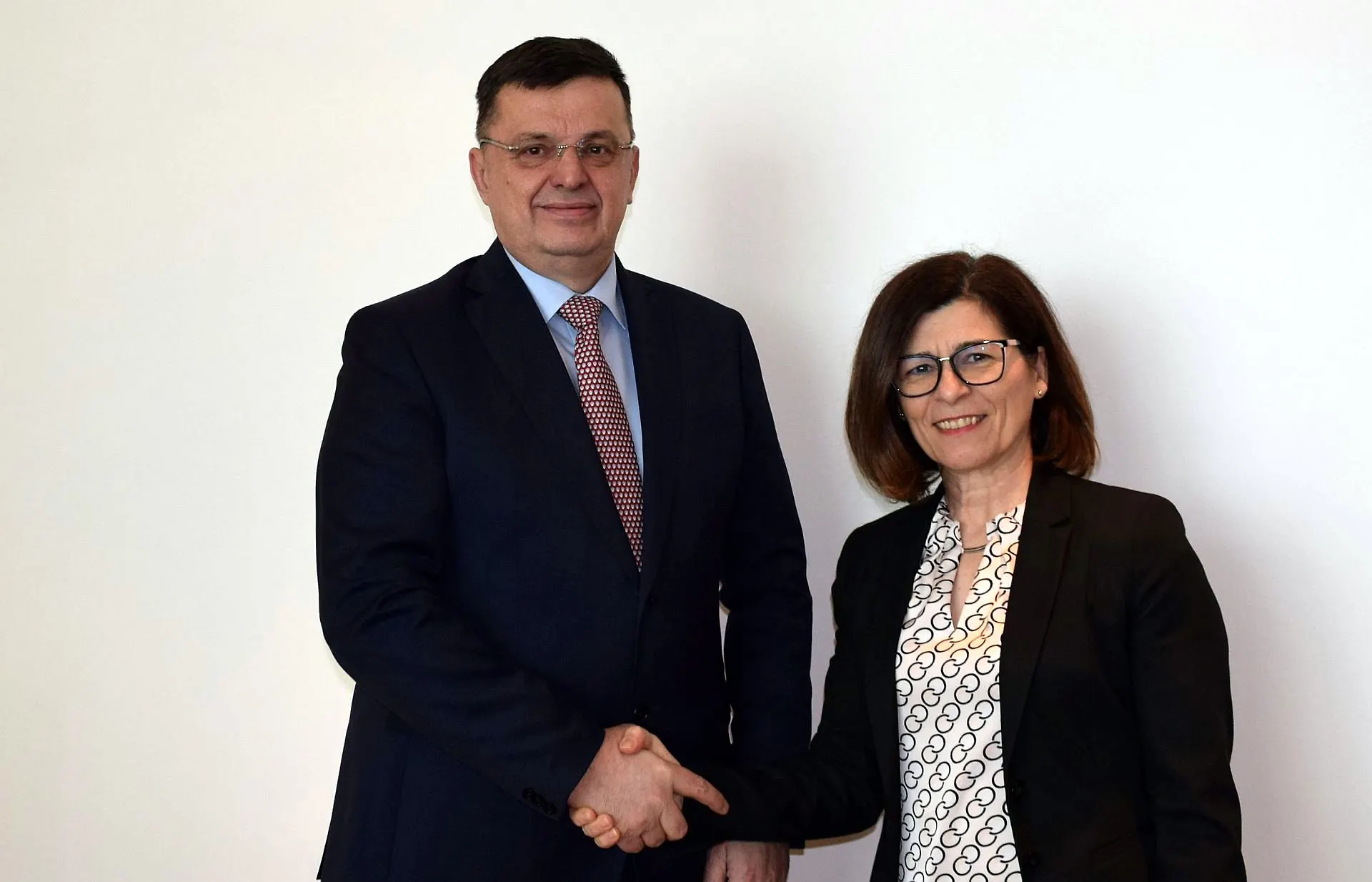 Chairman Tegeltija with Ambassador of Slovenia Bukinac