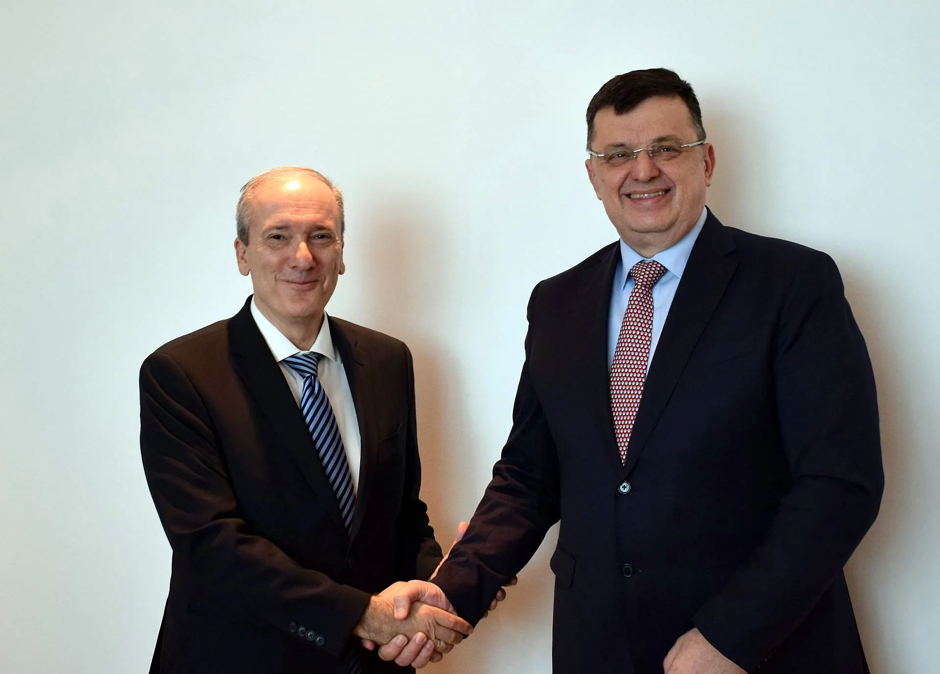 Tegeltija with Ambassador of Greece in BIH Papandreu