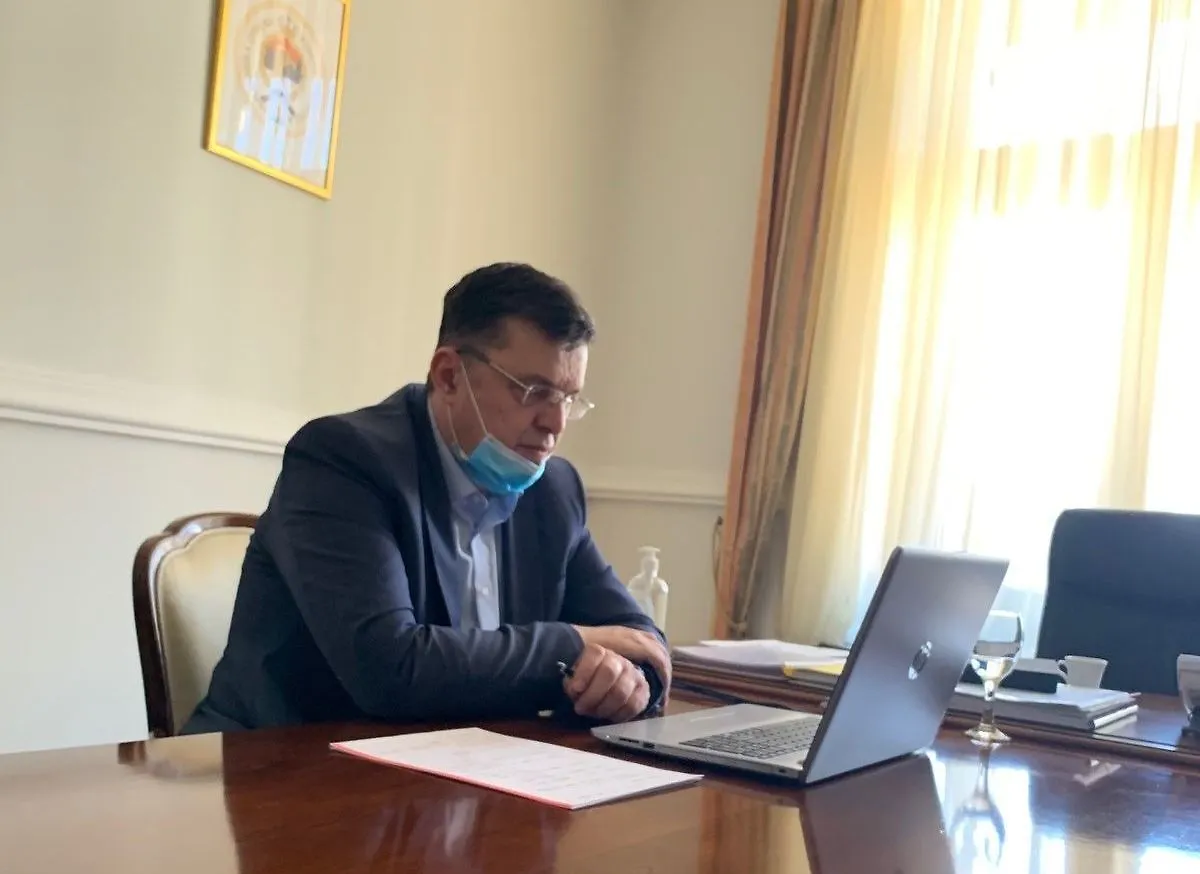 Chairman of Council of Ministers of BIH Talks via Video-Link with Head  of IMF Mission in BIH and Resident Representative in BIH