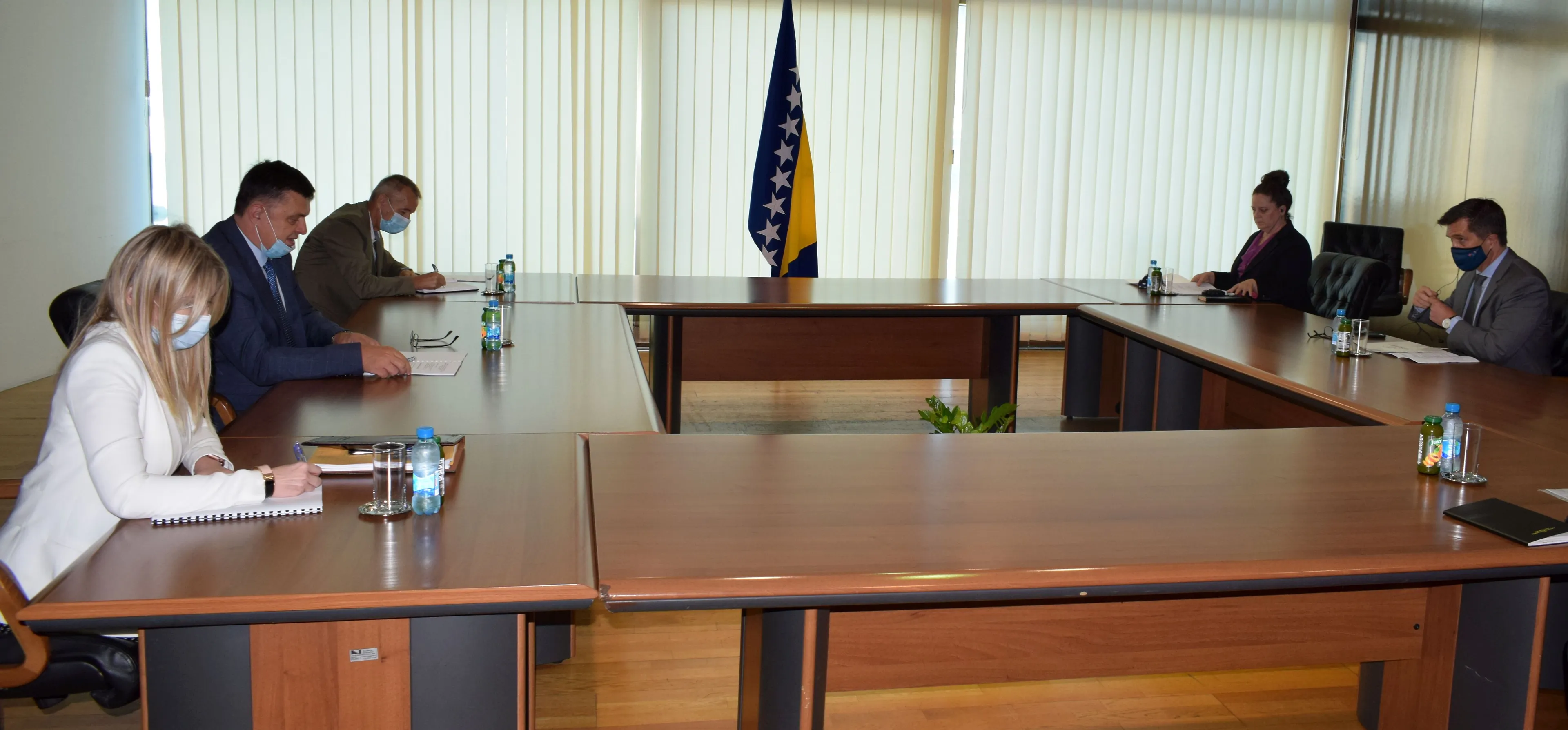 Chairman Tegeltija Talks with Ambassador Nelson