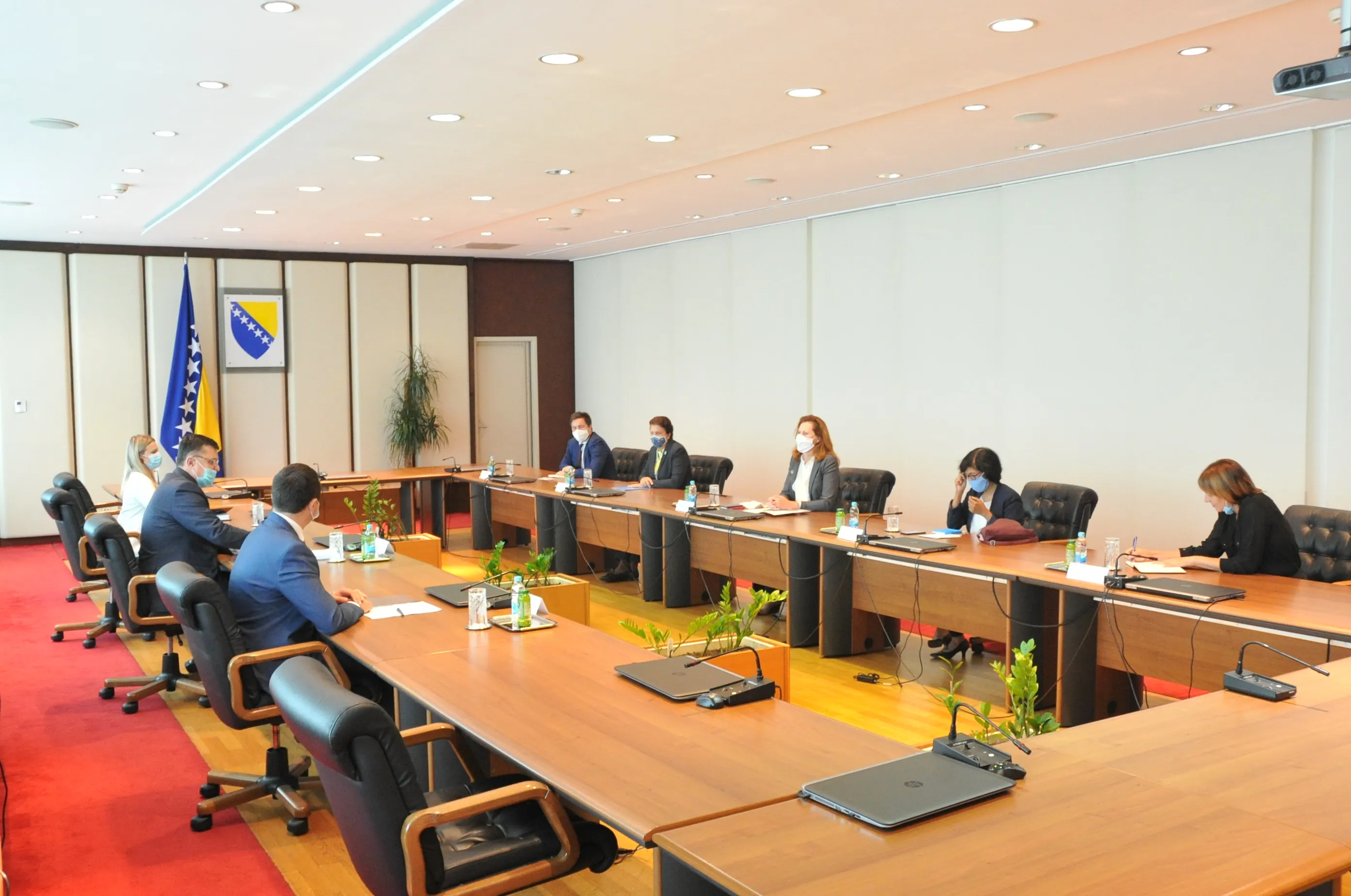 Predsjedatelj Tegeltija razgovarao s koordinatoricom UN-a Macdonald