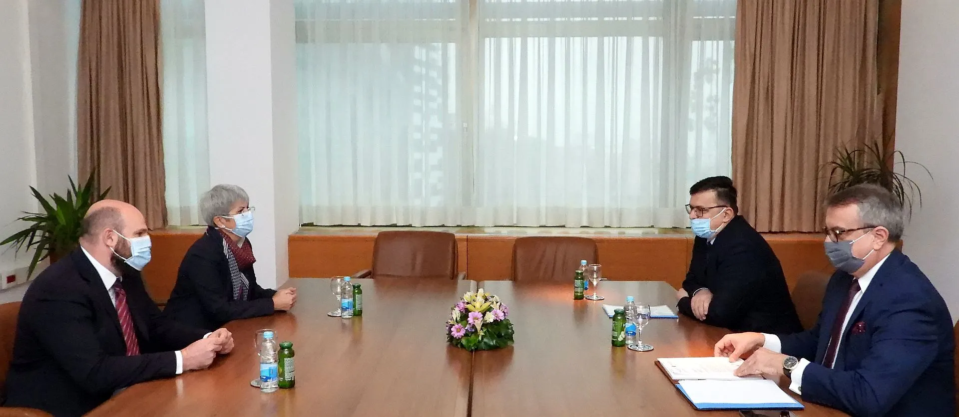 Chairman Tegeltija Talks with Bulgarian Ambassador in BIH