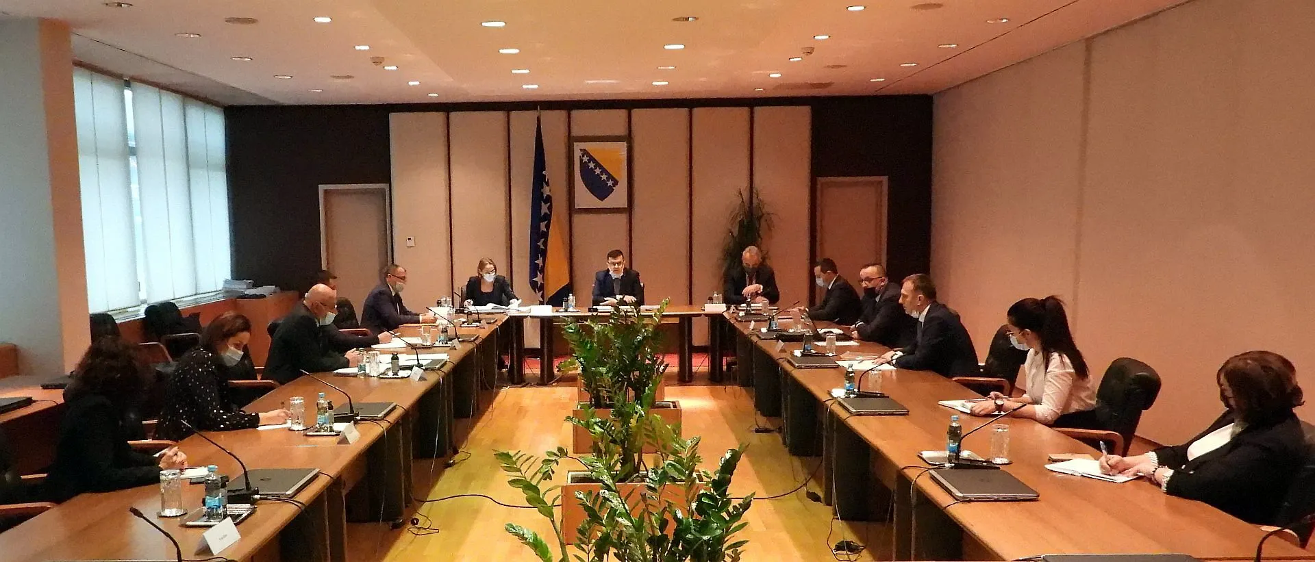 Chairman Tegeltija with Representatives of Chambers of Commerce 
on New Public Procurement Law
