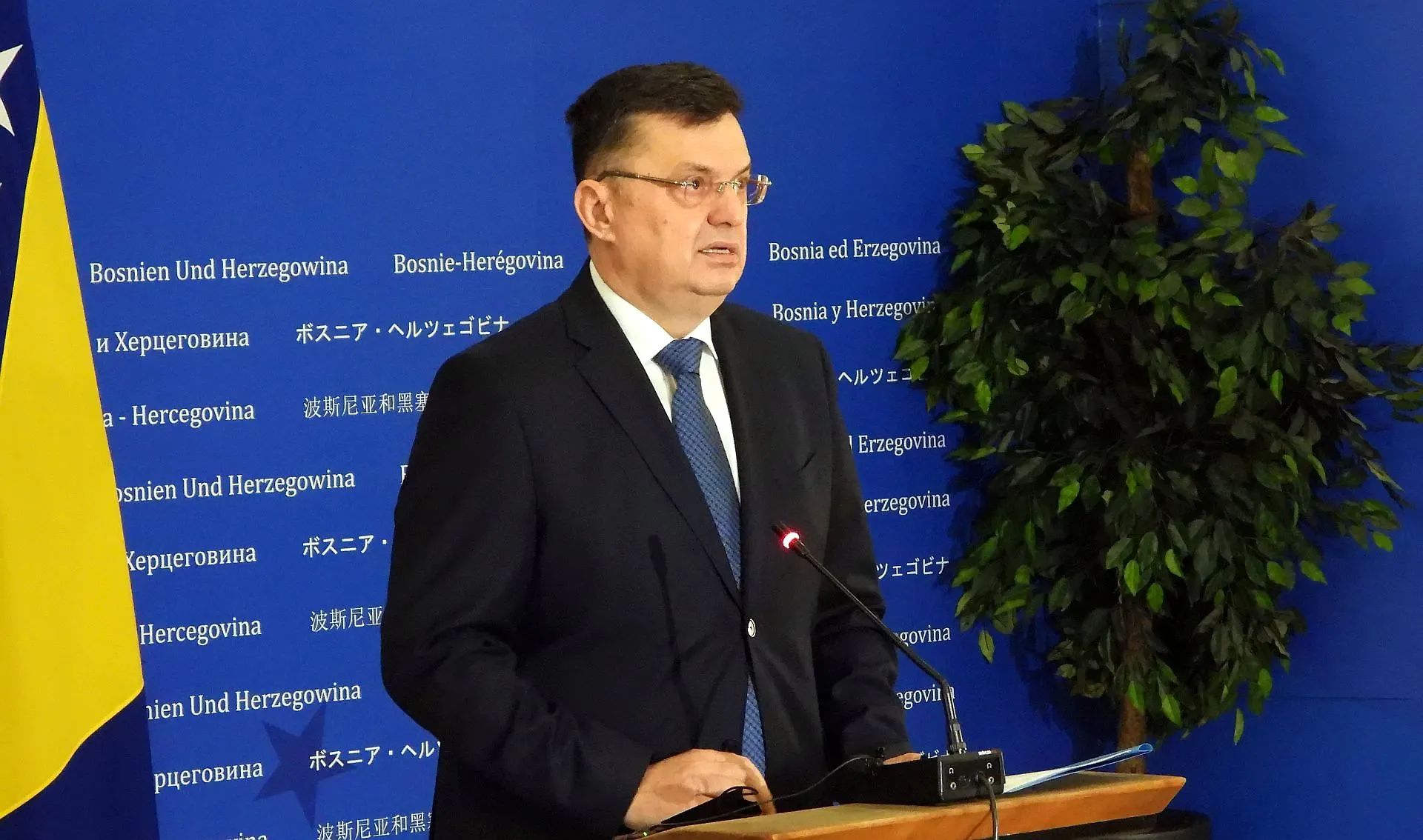 Konferencija za medije predsjedavajućeg Tegeltije