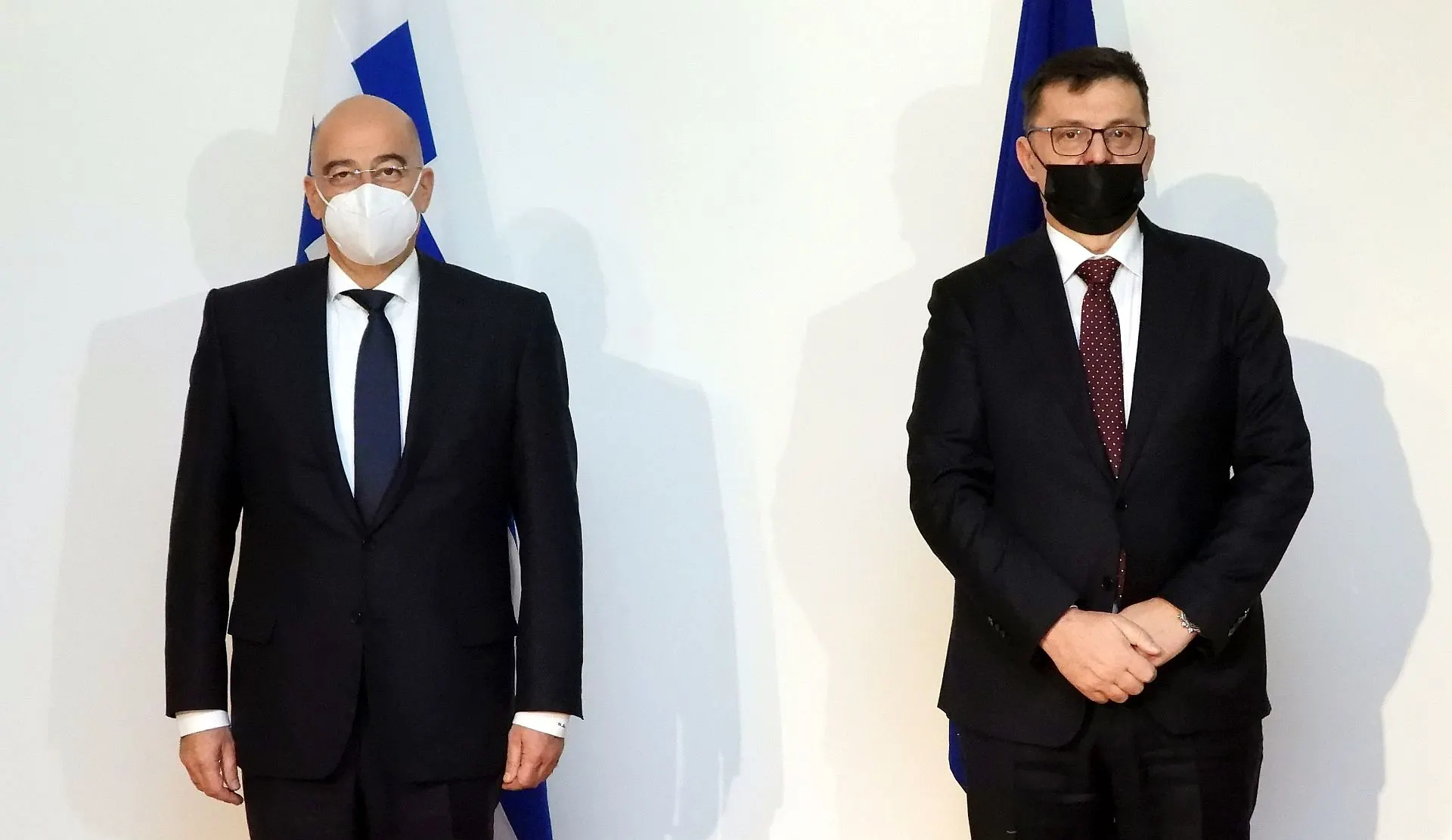 Chairman Tegeltija Talks with Minister Dendias