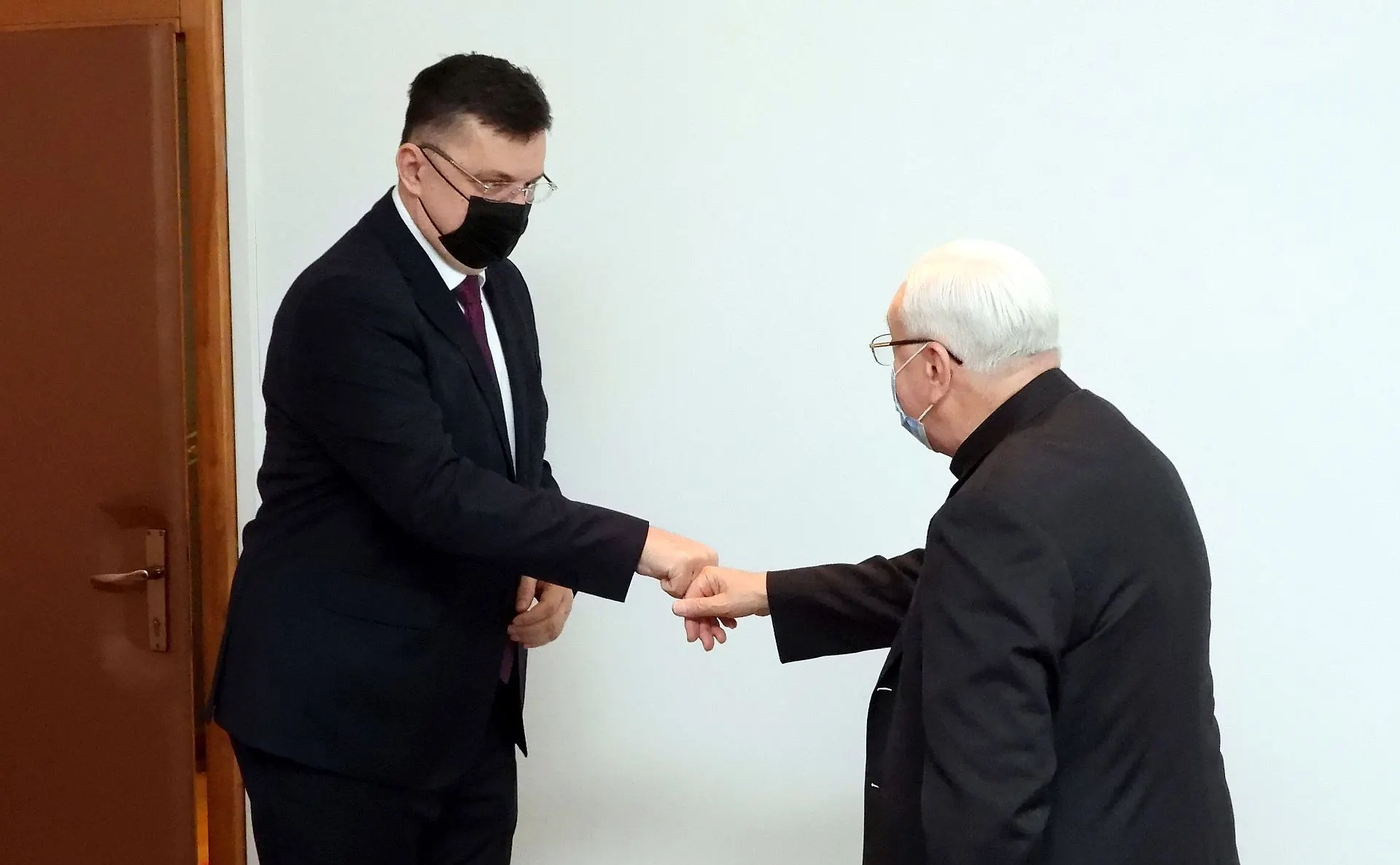 Chairman Tegeltija with Apostolic Nuncio Pezzuto