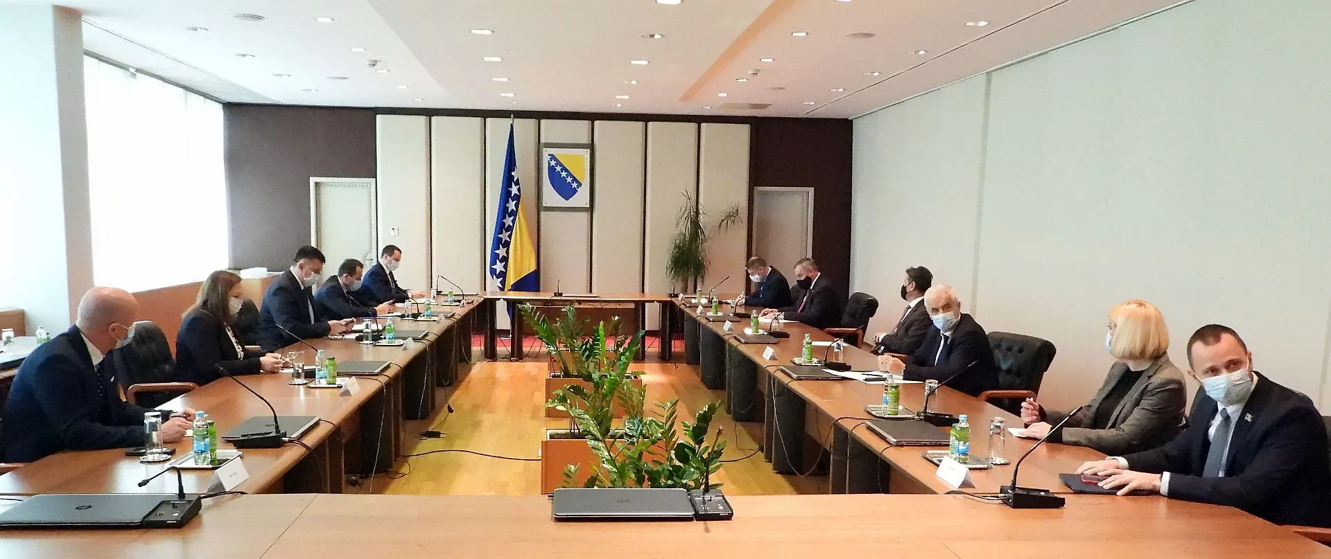 Predsjedatelj Tegeltija sa Viškovićem i Novalićem  (VIDEO)