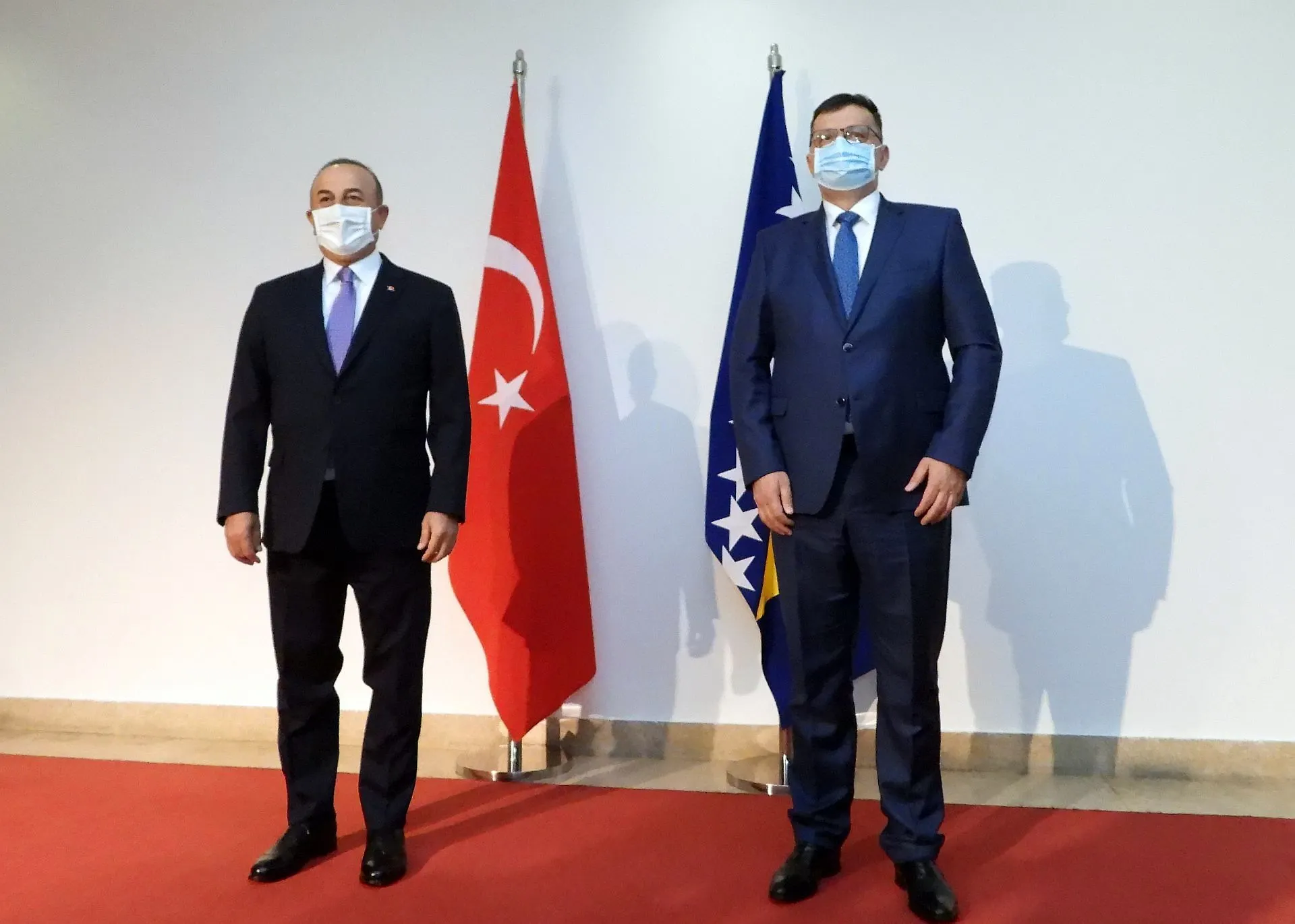 Chairman Tegeltija Talks with Turkish Minister Çavuşoǧlu