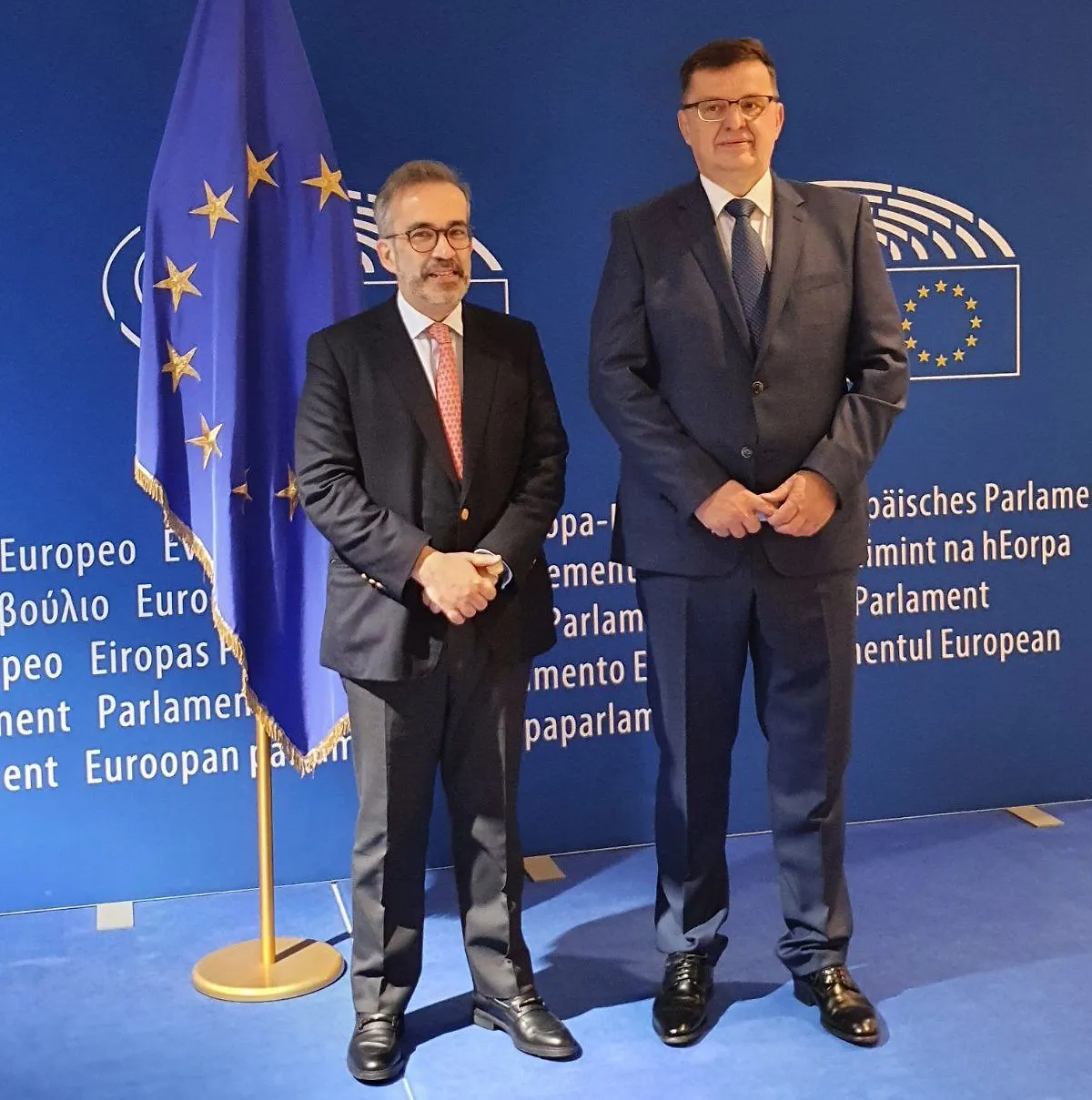 Chairman Tegeltija Talks with EU Permanent Rapporteur Rangel

