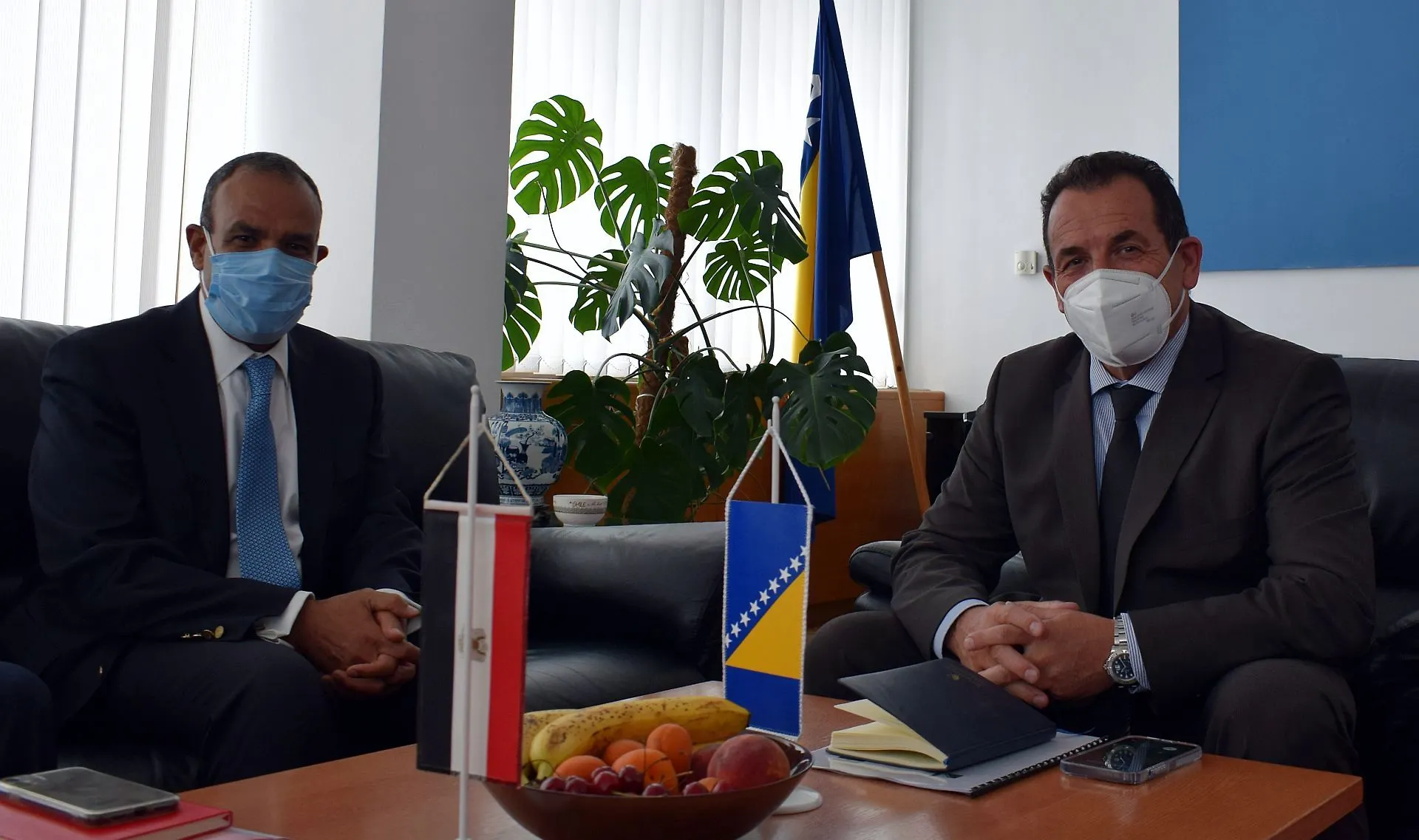 
Министар Цикотић разговарао са замјеником министра иностраних послова Египта Бадр Абделом Атyјем
