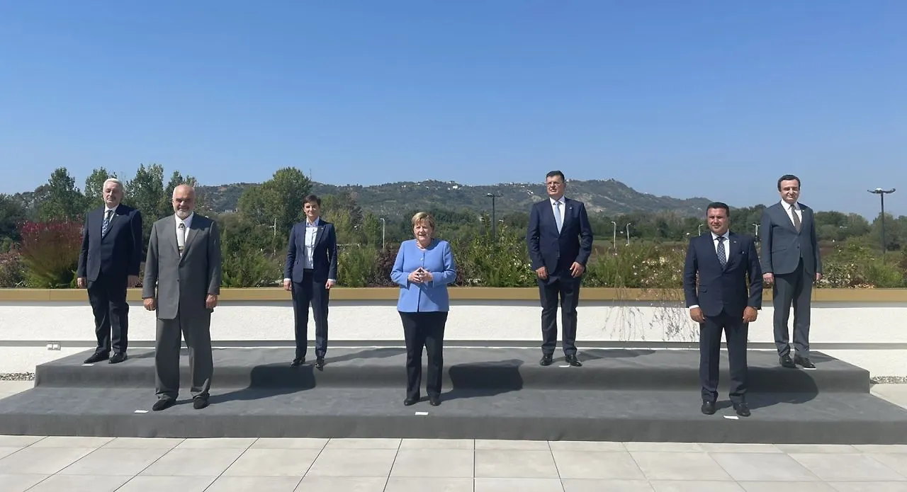 Chairman Tegeltija at Work Lunch of Western Balkan Leaders with Chancellor Merkel