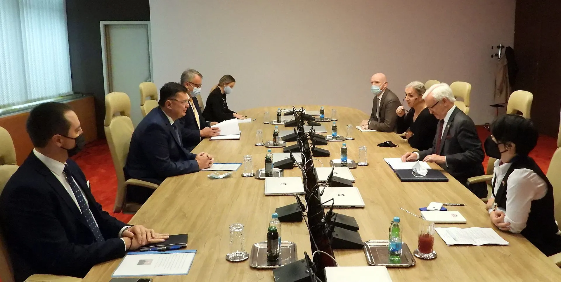 Chairman Tegeltija with Special representative of UUK Government Vickers