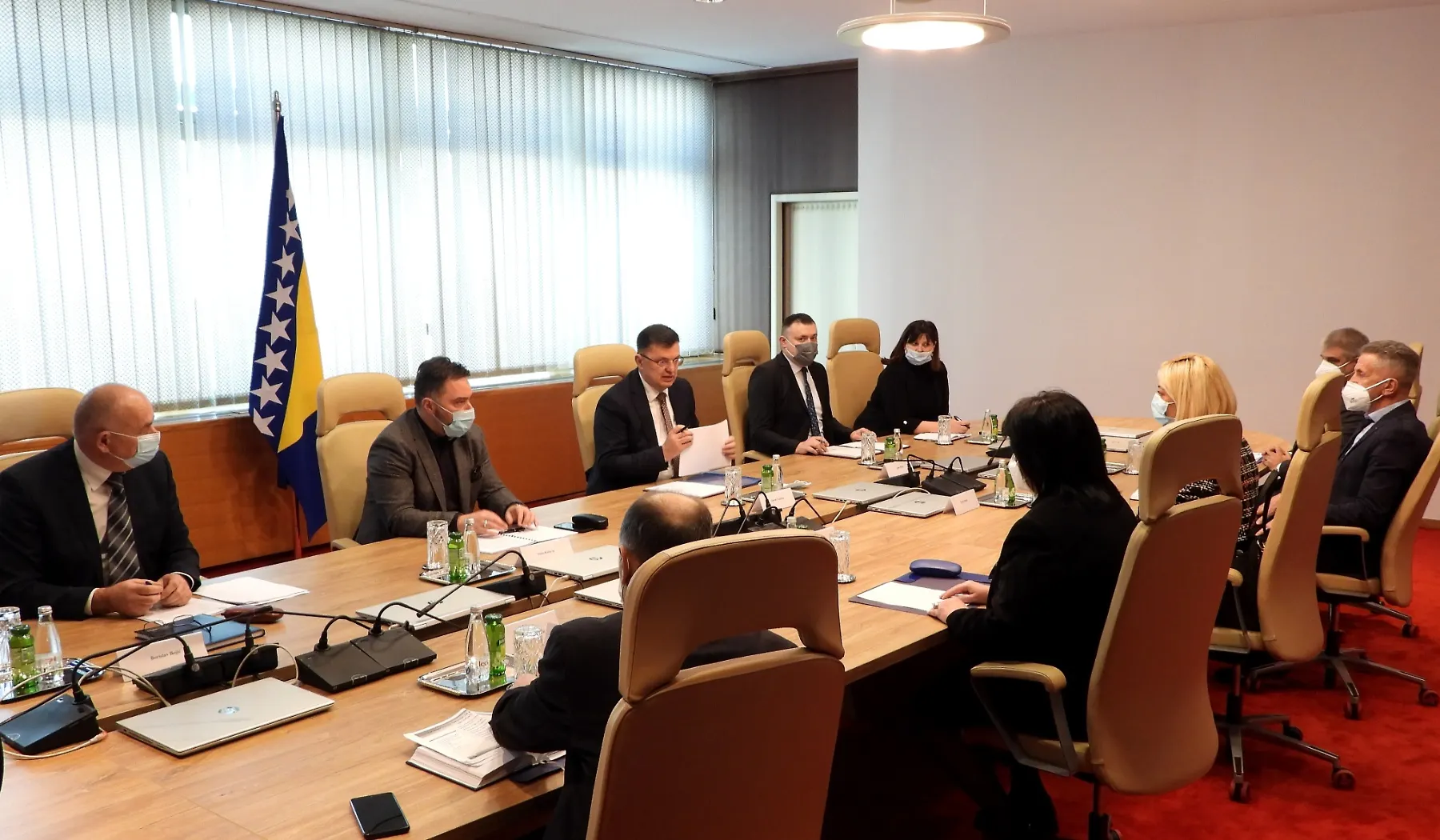 Chairman Tegeltija Organises Meeting on Trgovska Gora