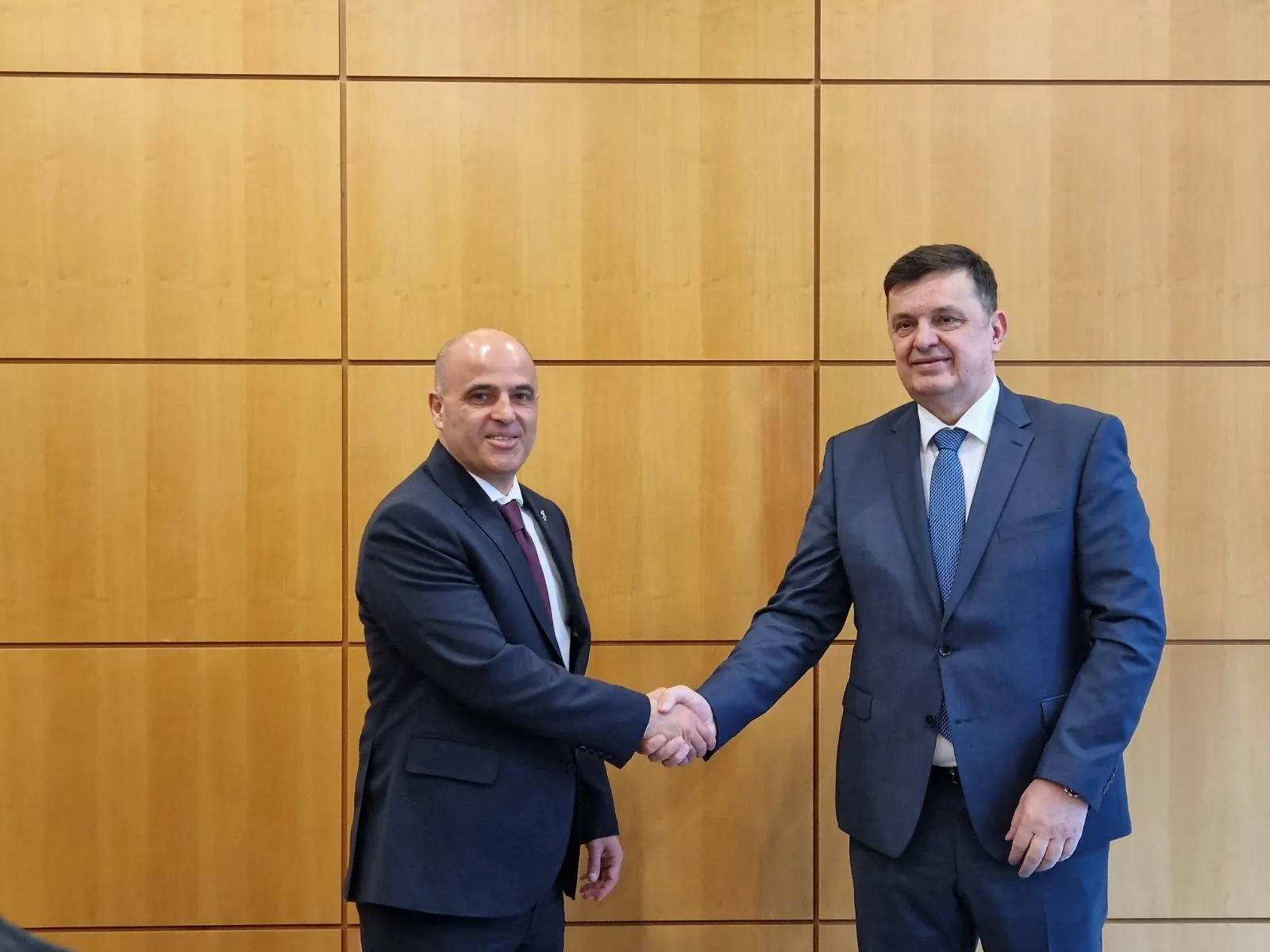 Chairman Tegeltija Talks with Prime Minister Kovačevski in London