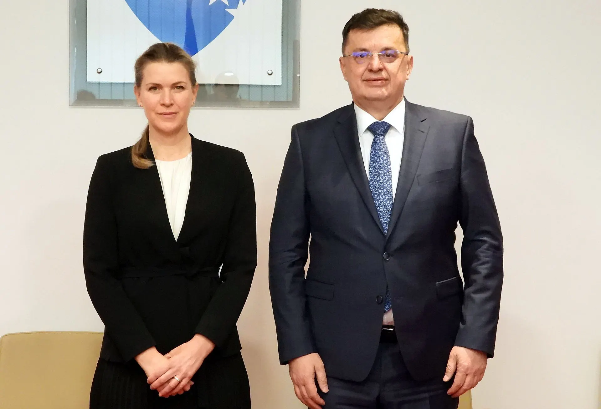 Chairman Tegeltija with Swedish Ambassador Strӧmquist