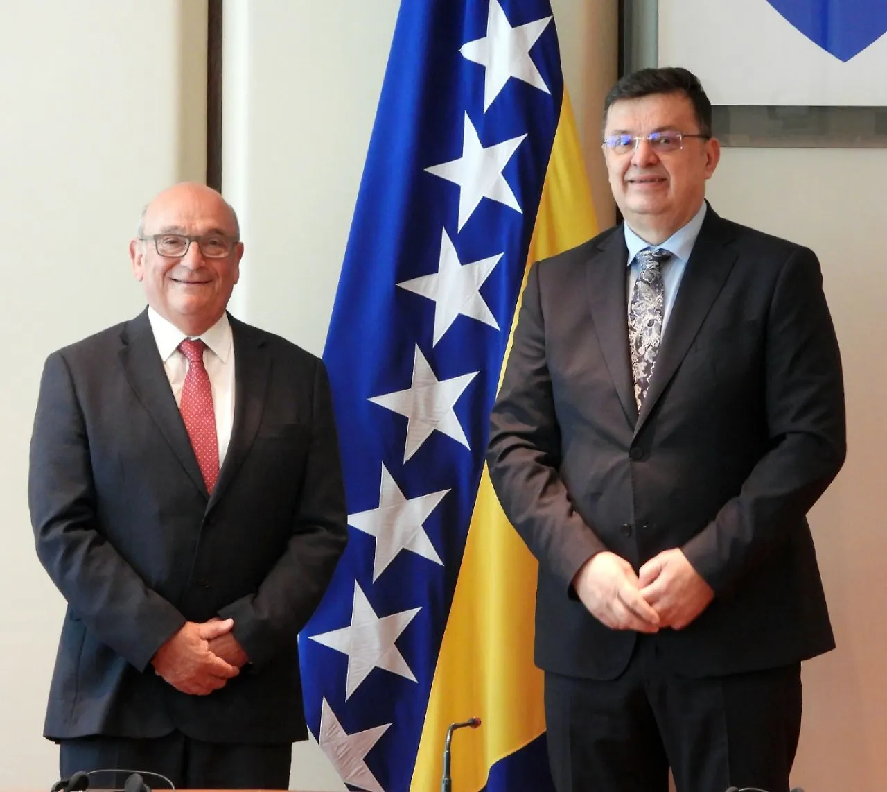 Chairman Tegeltija Talks with Peach