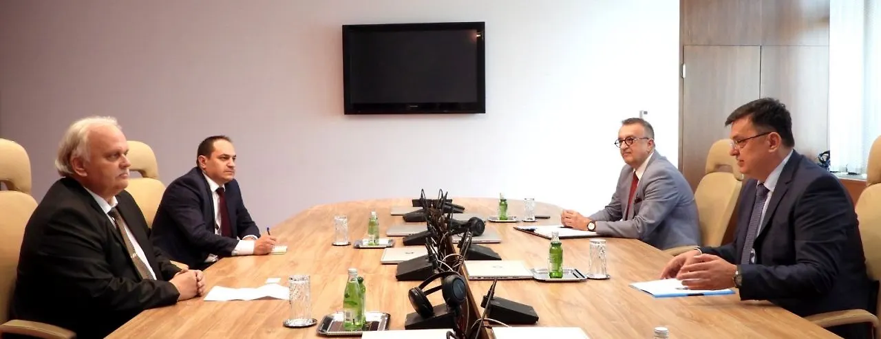 Chairman Tegeltija Talks with Ambassador of Bulgaria