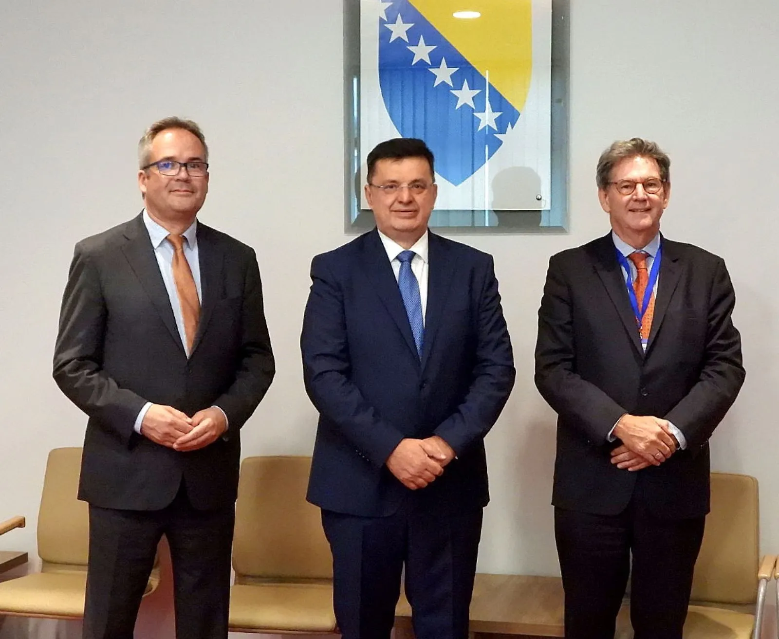 Predsjedatelj Tegeltija s izvršnim direktorima MMF-a i SB