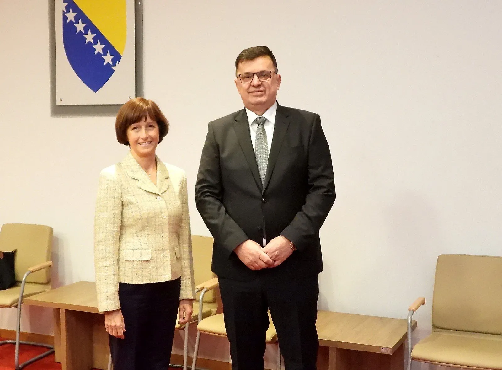 Chairman Tegeltija with Ambassador of Czech Republic