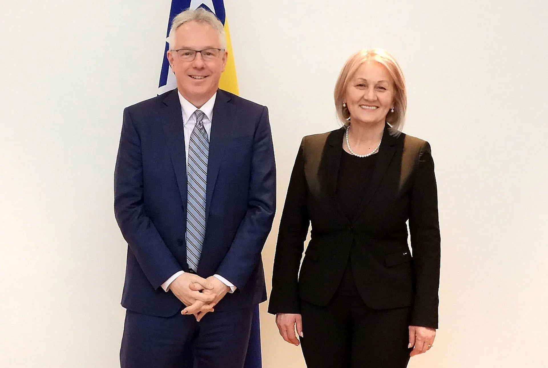 Chairwoman Krišto with US Ambassador Murphy